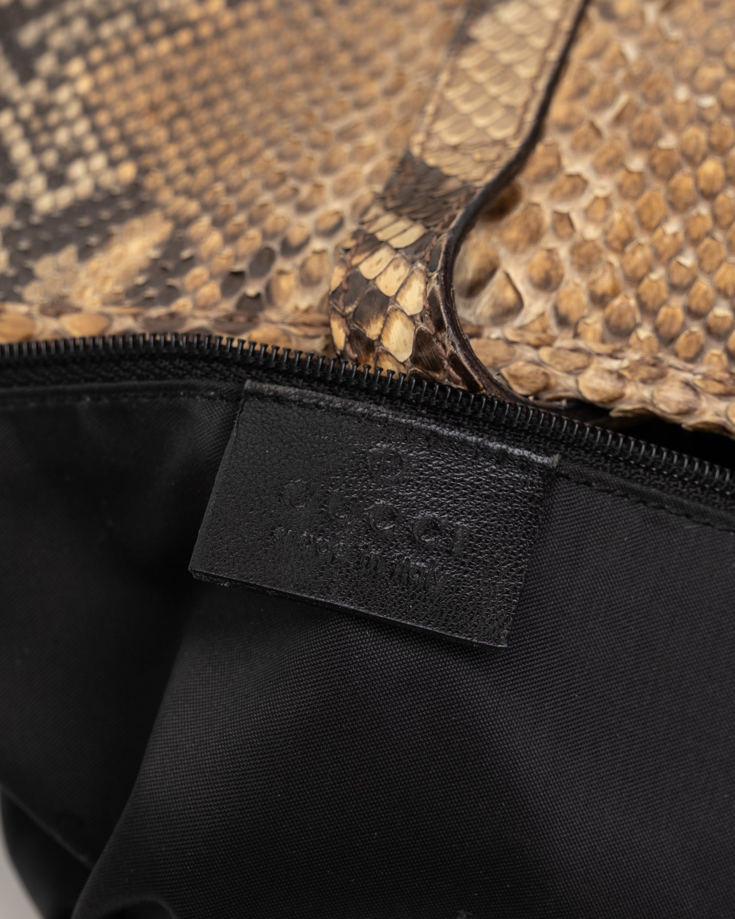 Gucci Lil Jackie Python Shoulder Bag - S/S 2000