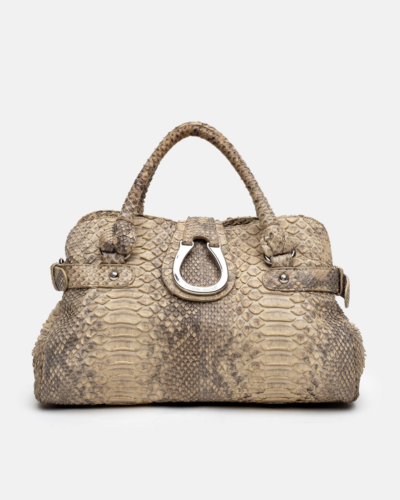 Giorgio Armani Python Handbag