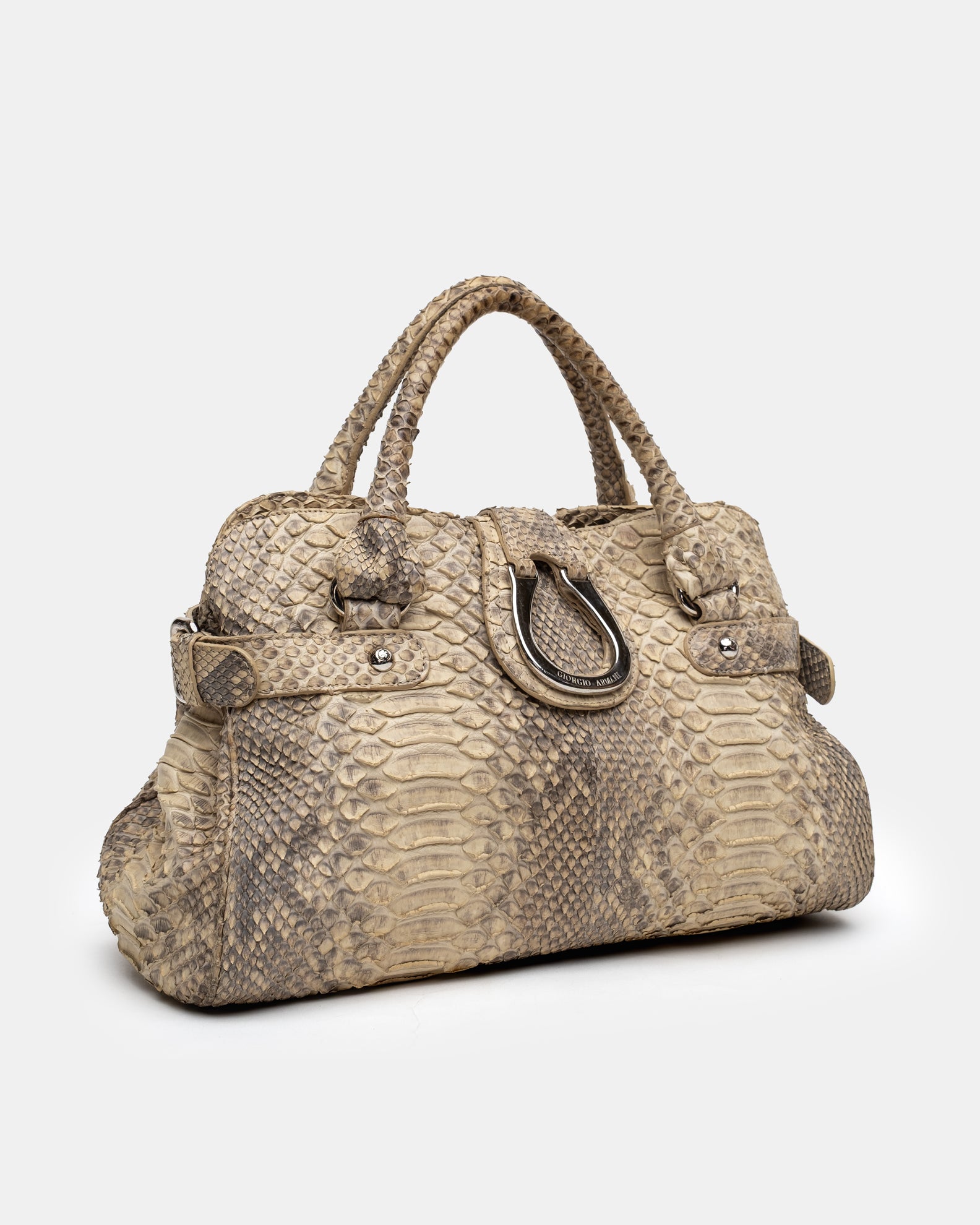 Giorgio Armani Python Handbag