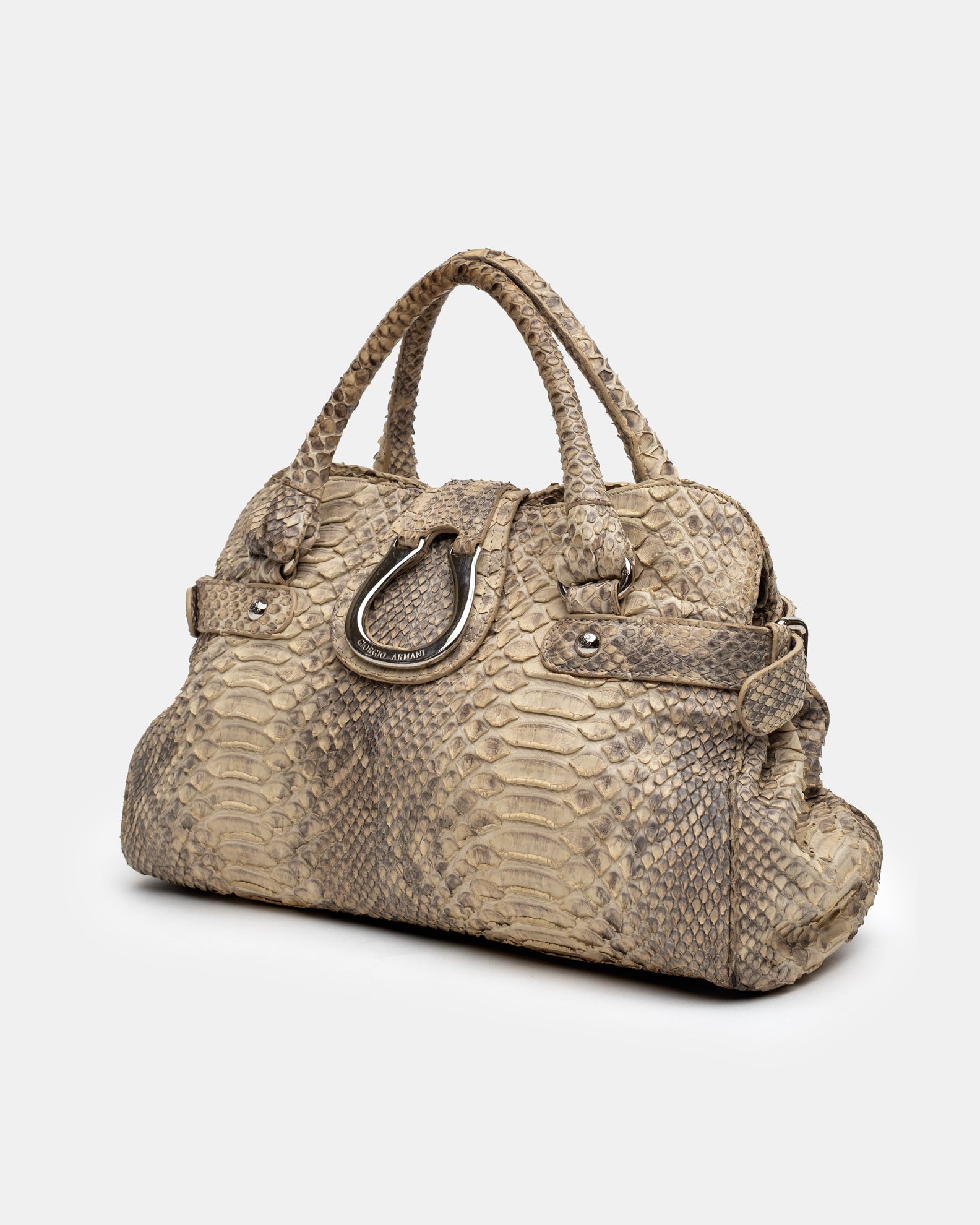 Giorgio Armani Python Handbag