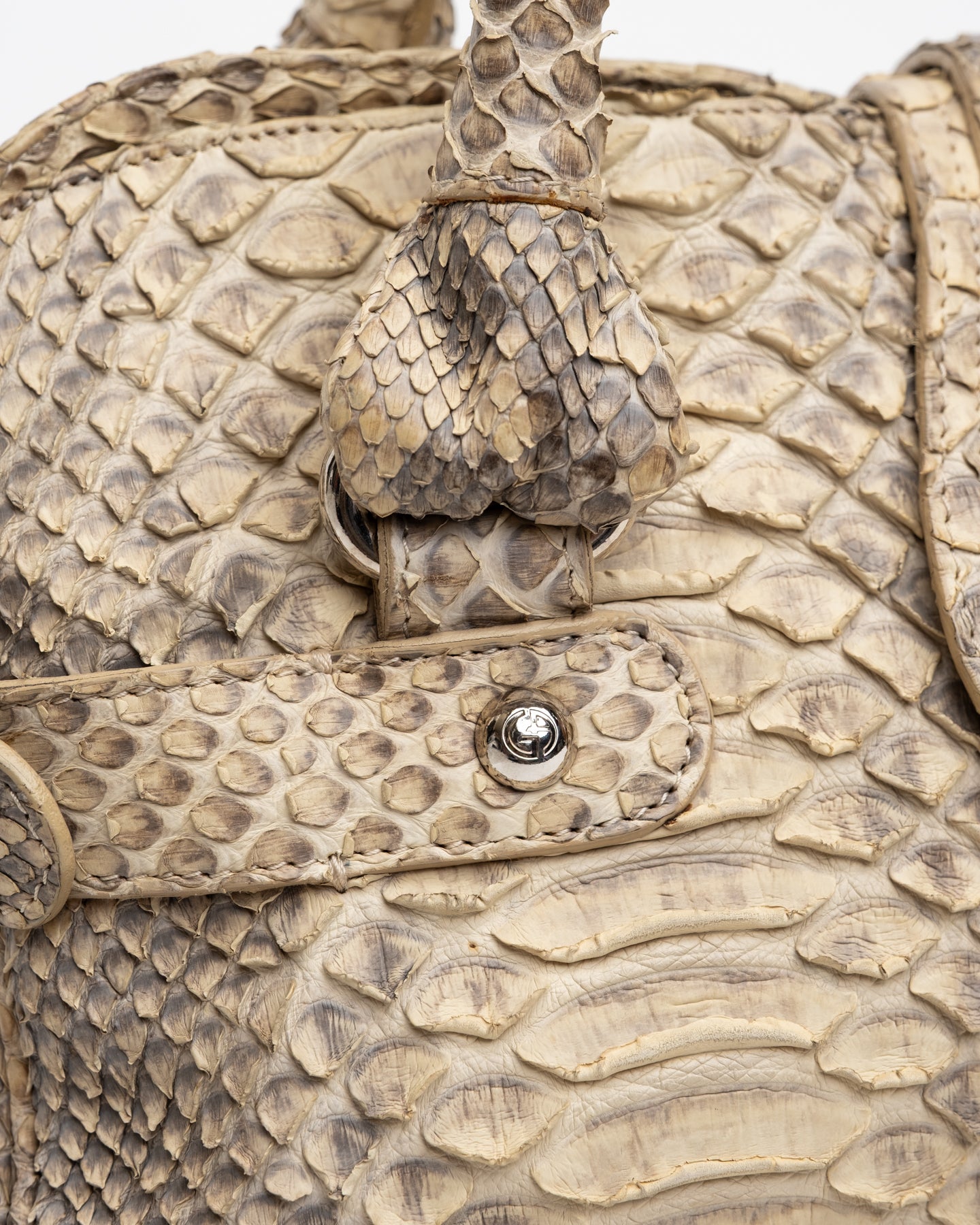 Giorgio Armani Python Handbag