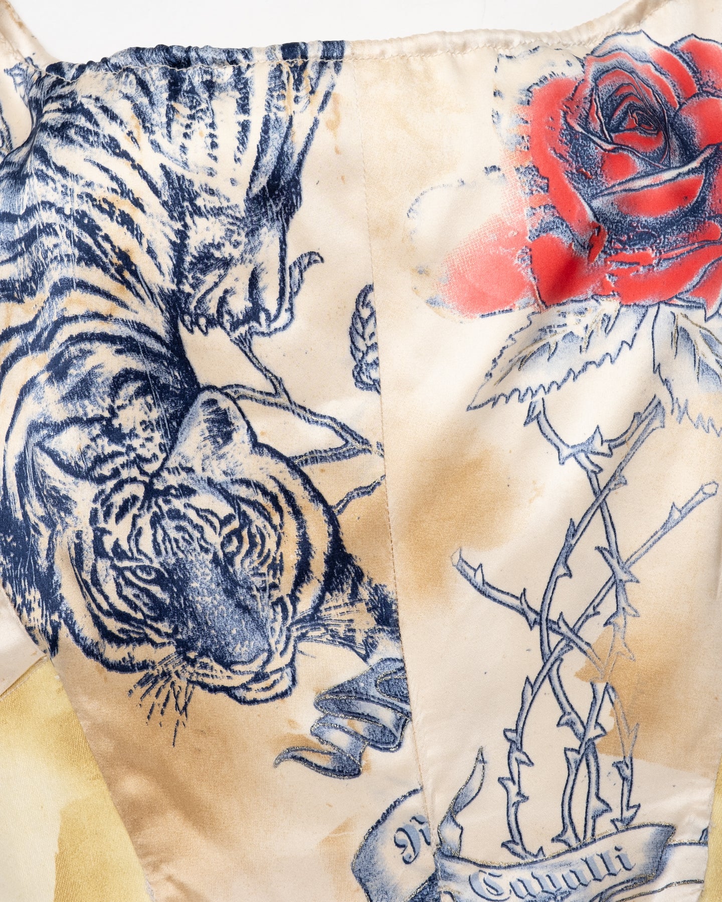 Roberto Cavalli Tattoo Corset - S/S 2003 - M