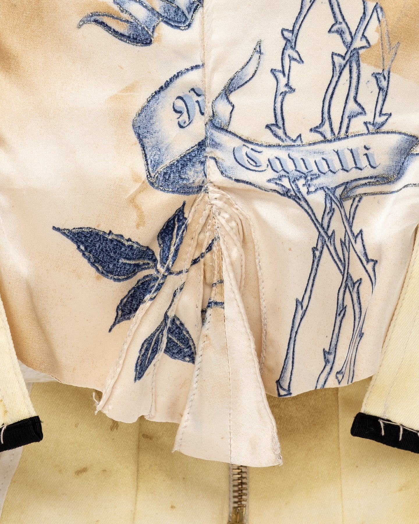 Roberto Cavalli Tattoo Corset - S/S 2003 - M