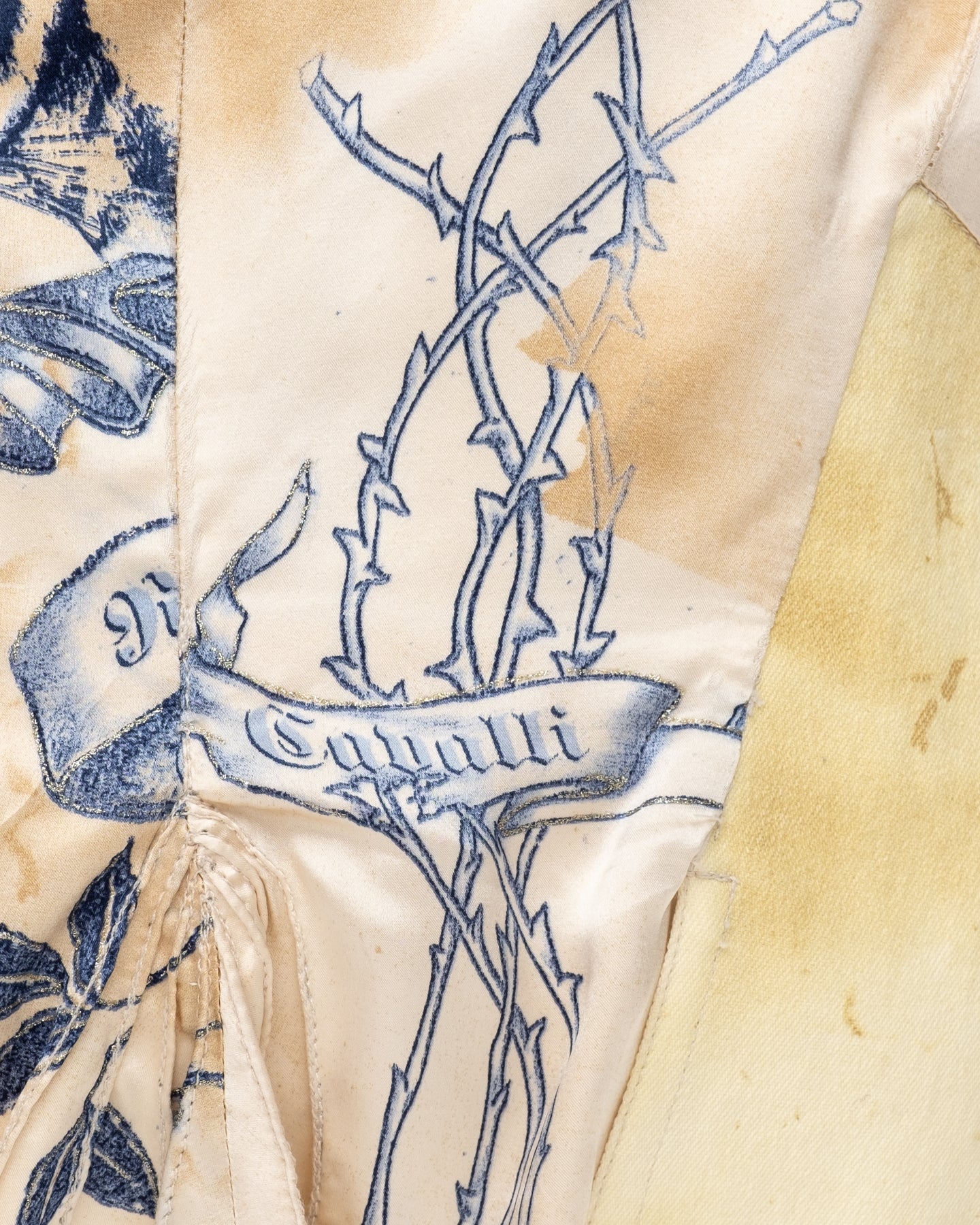 Roberto Cavalli Tattoo Corset - S/S 2003 - M