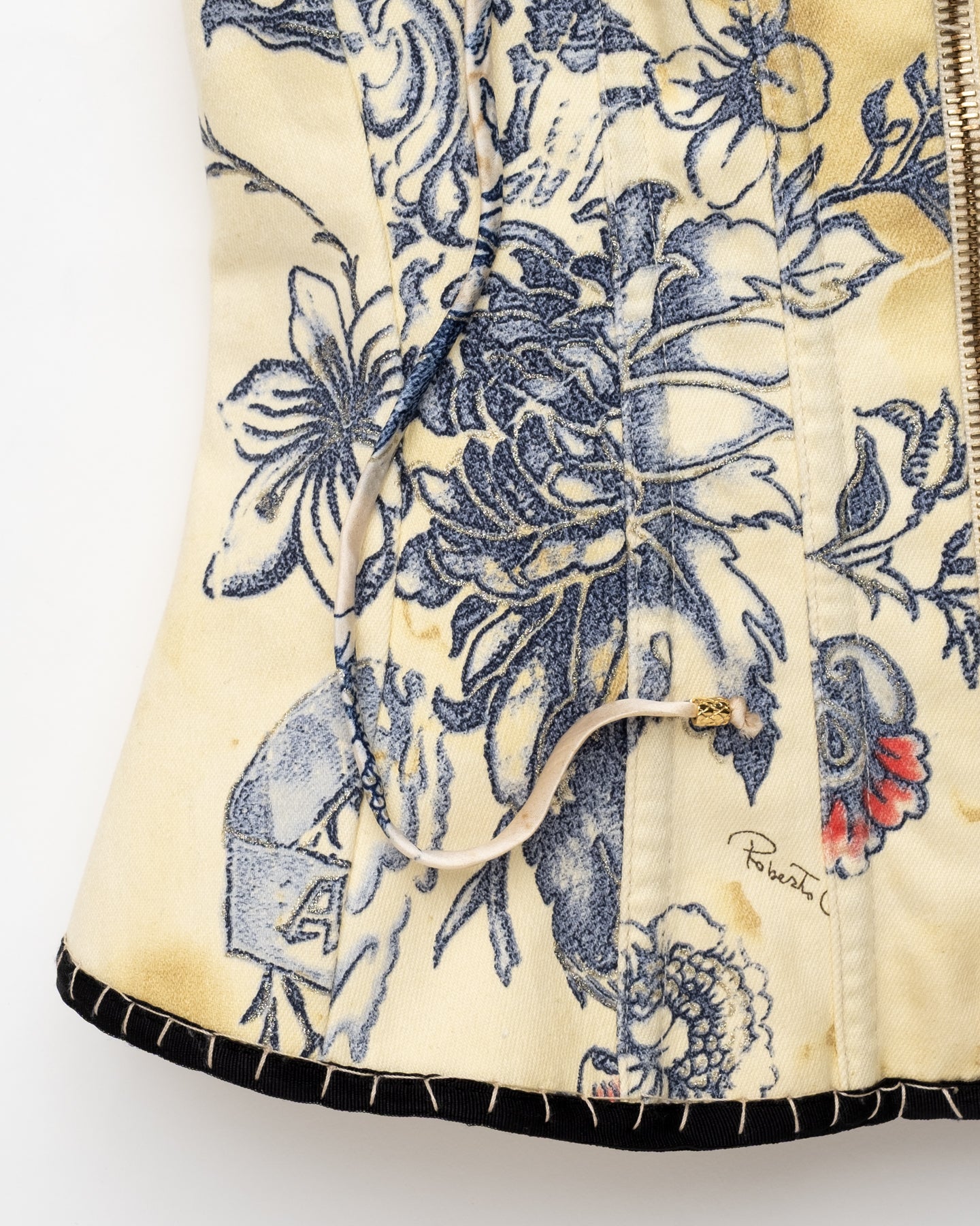 Roberto Cavalli Tattoo Corset - S/S 2003 - M