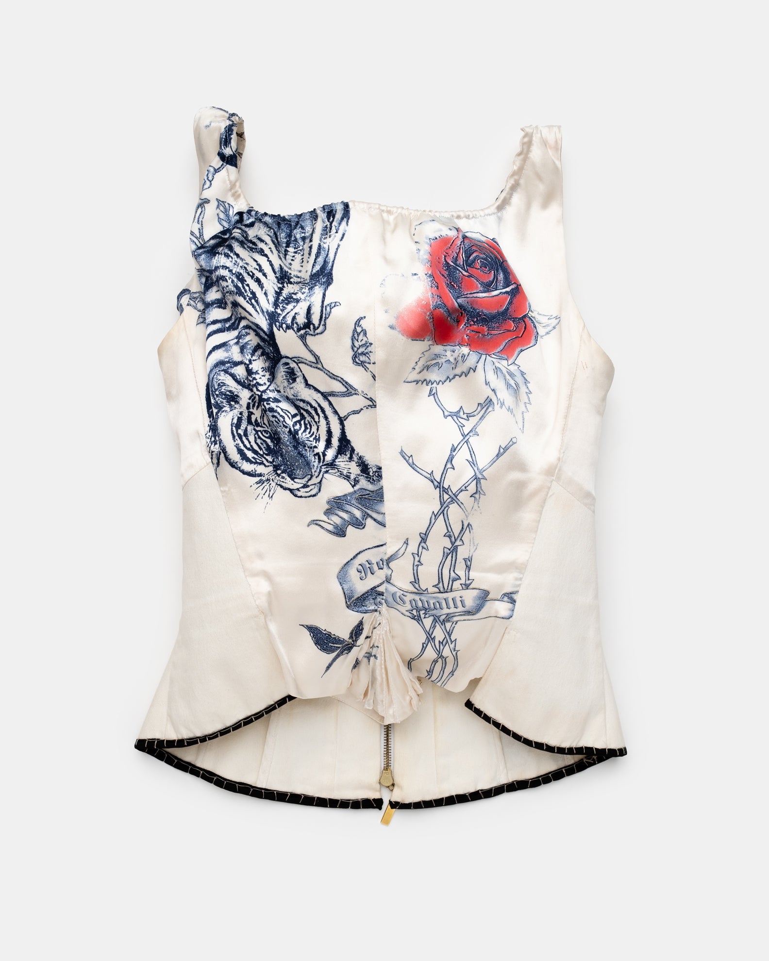 Roberto Cavalli Tattoo Corset - S/S 2003 - L