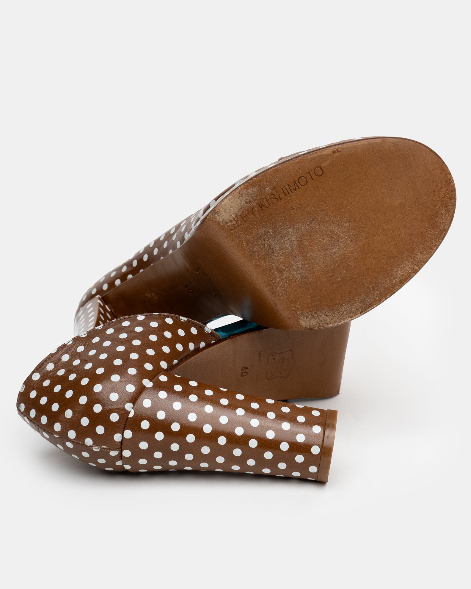 Eley Kishimoto Polka Dot Pumps - S/S 2006 - UK 7 - 40