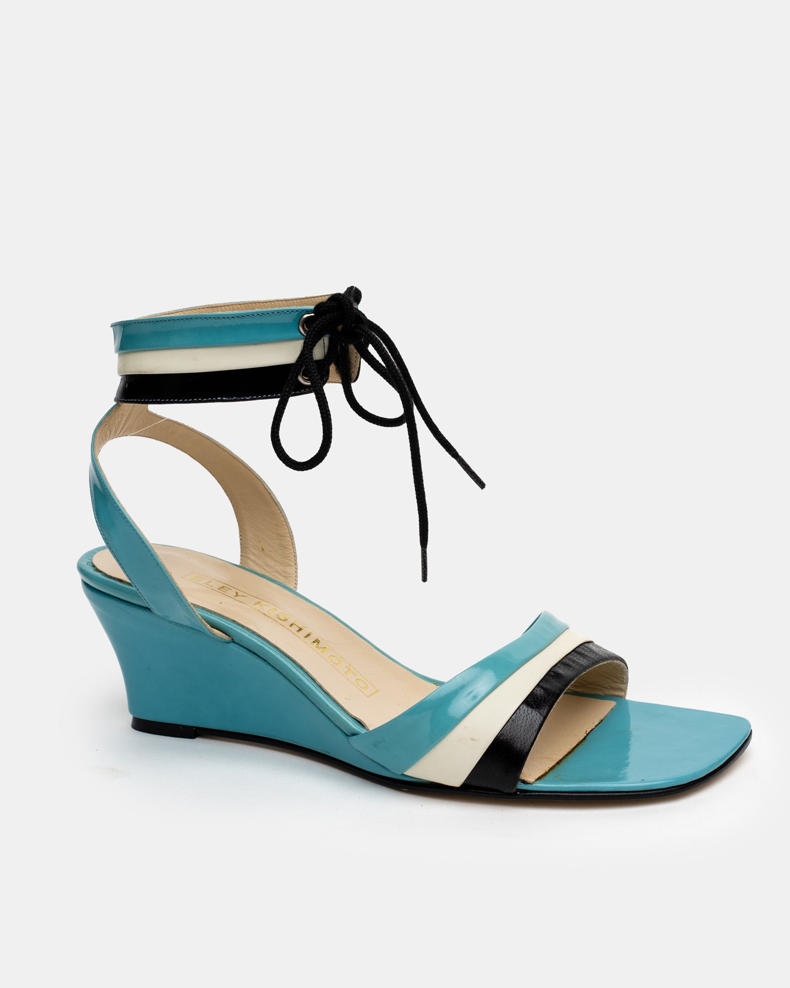 Eley Kishimoto Wedge Heel Sandals C. 2000s - UK 5