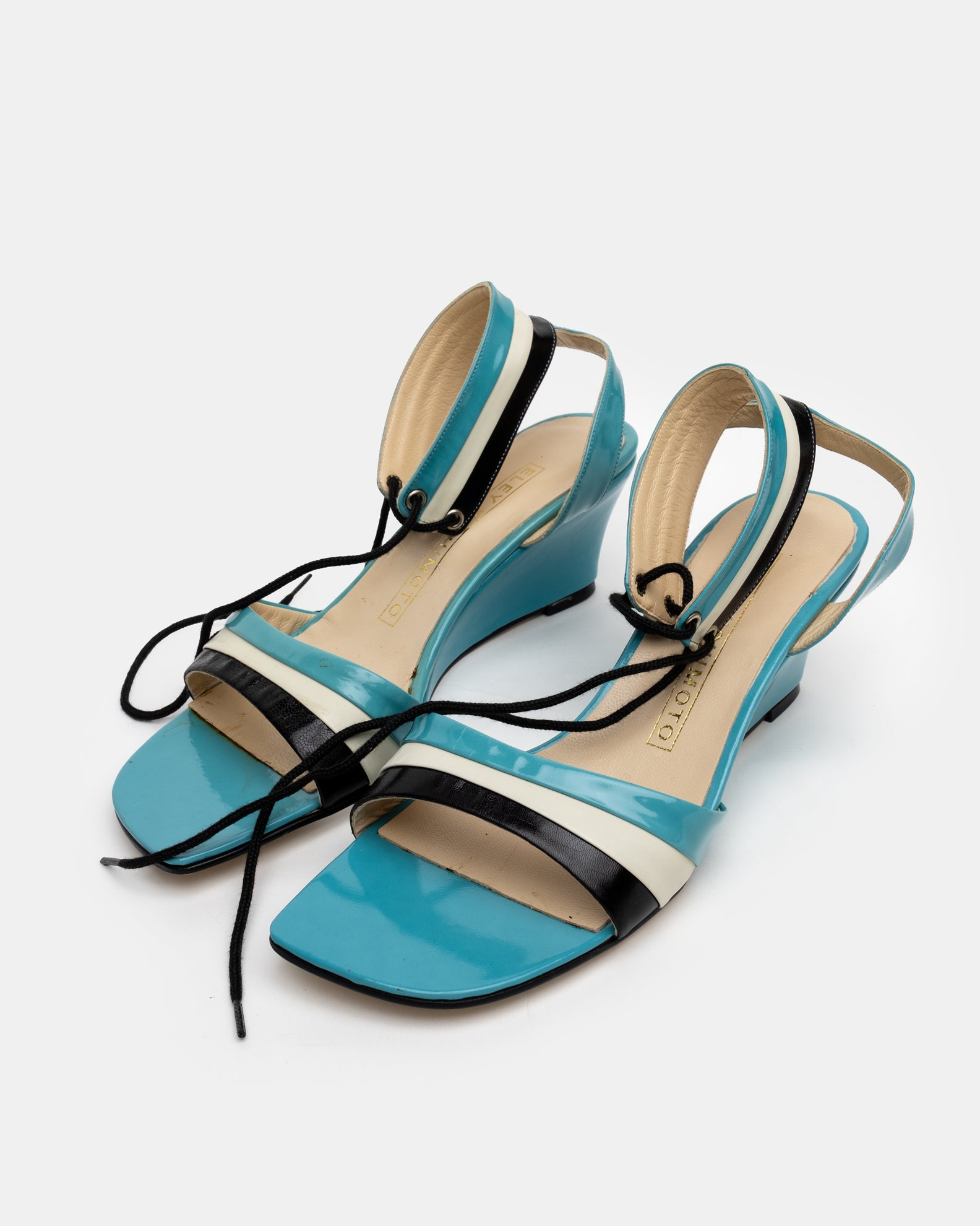 Eley Kishimoto Wedge Heel Sandals C. 2000s - UK 5