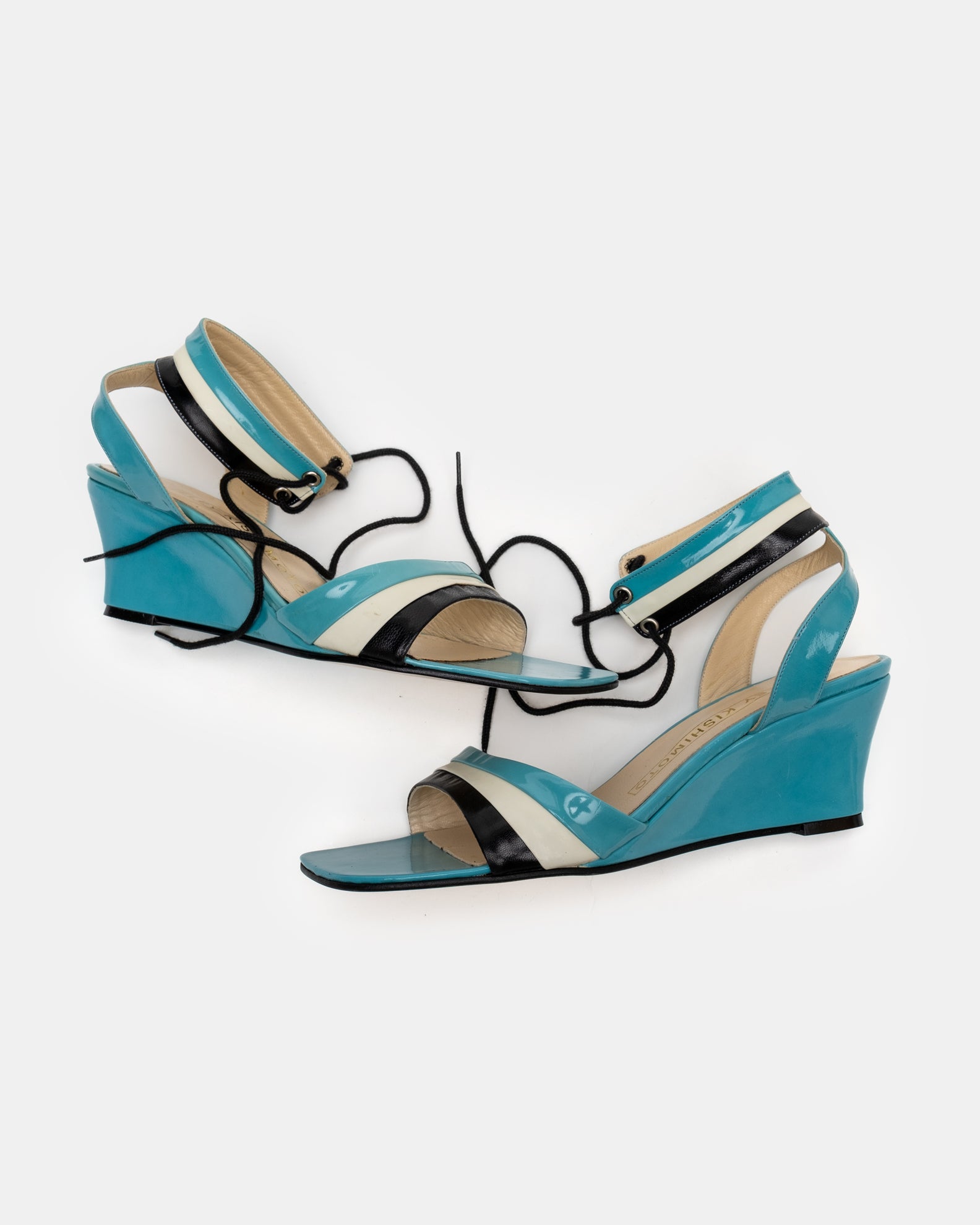 Eley Kishimoto Wedge Heel Sandals C. 2000s - UK 5