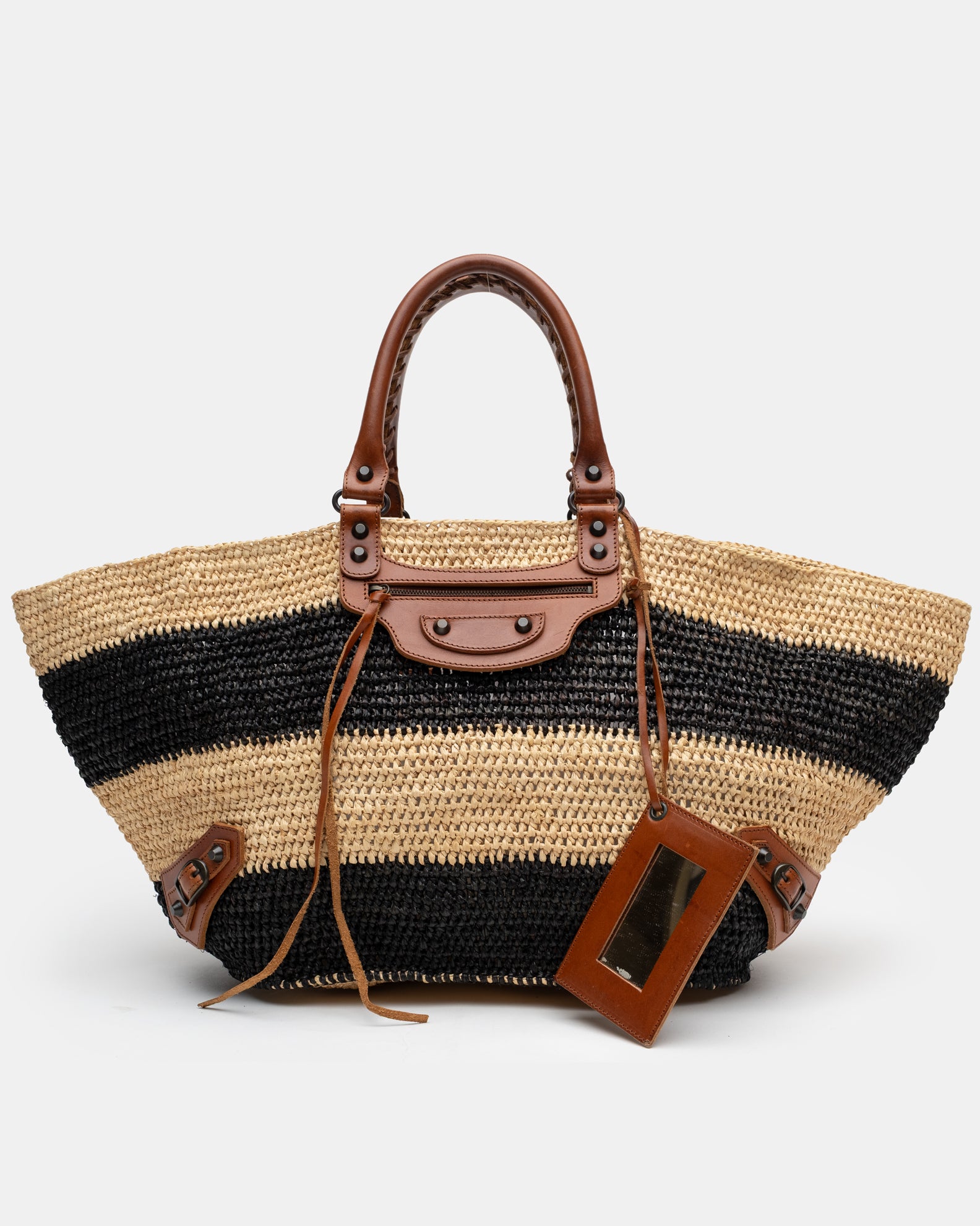 Balenciaga Raffia City Bag  C. 2000s - O/S