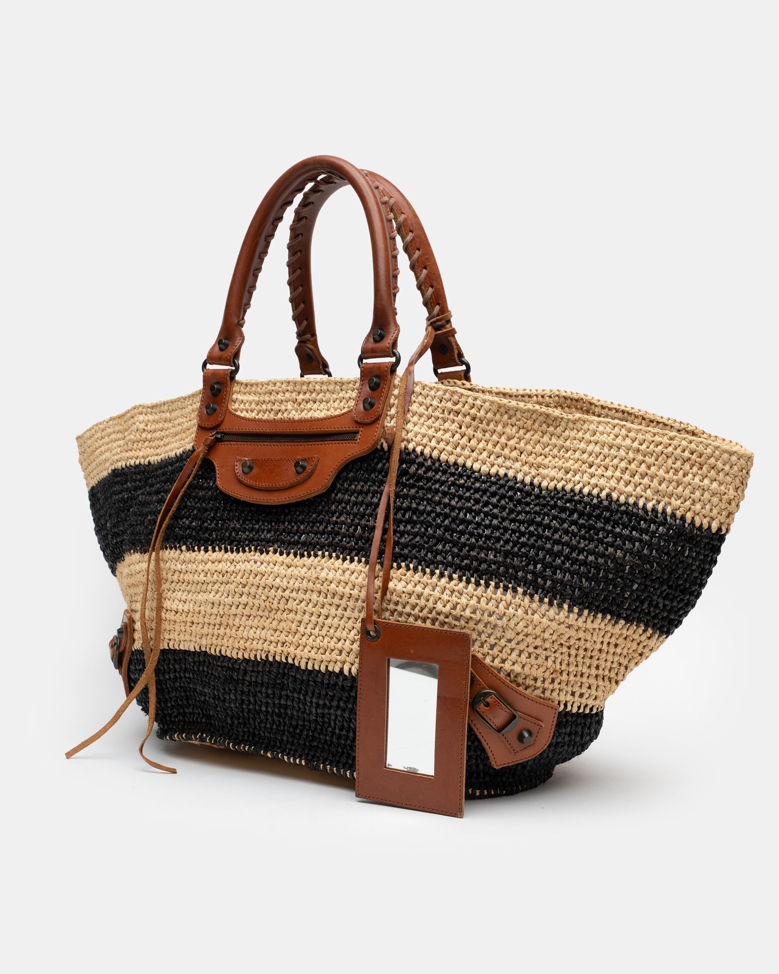 Balenciaga Raffia City Bag  C. 2000s - O/S