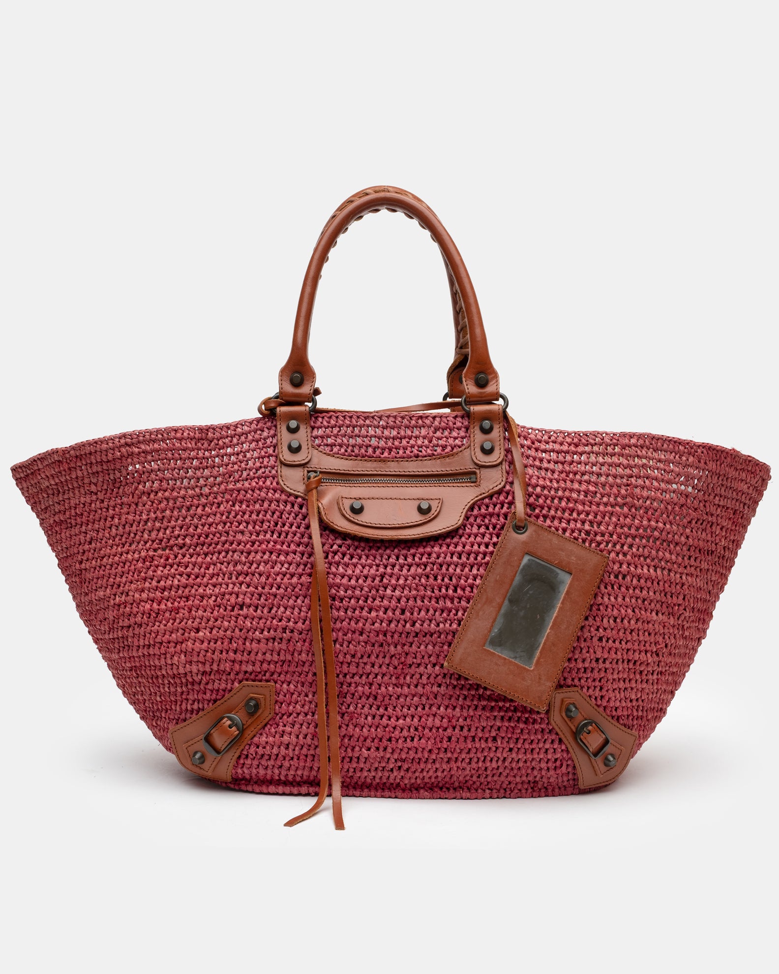 Balenciaga Raffia City Bag XL C. 2000s - O/S