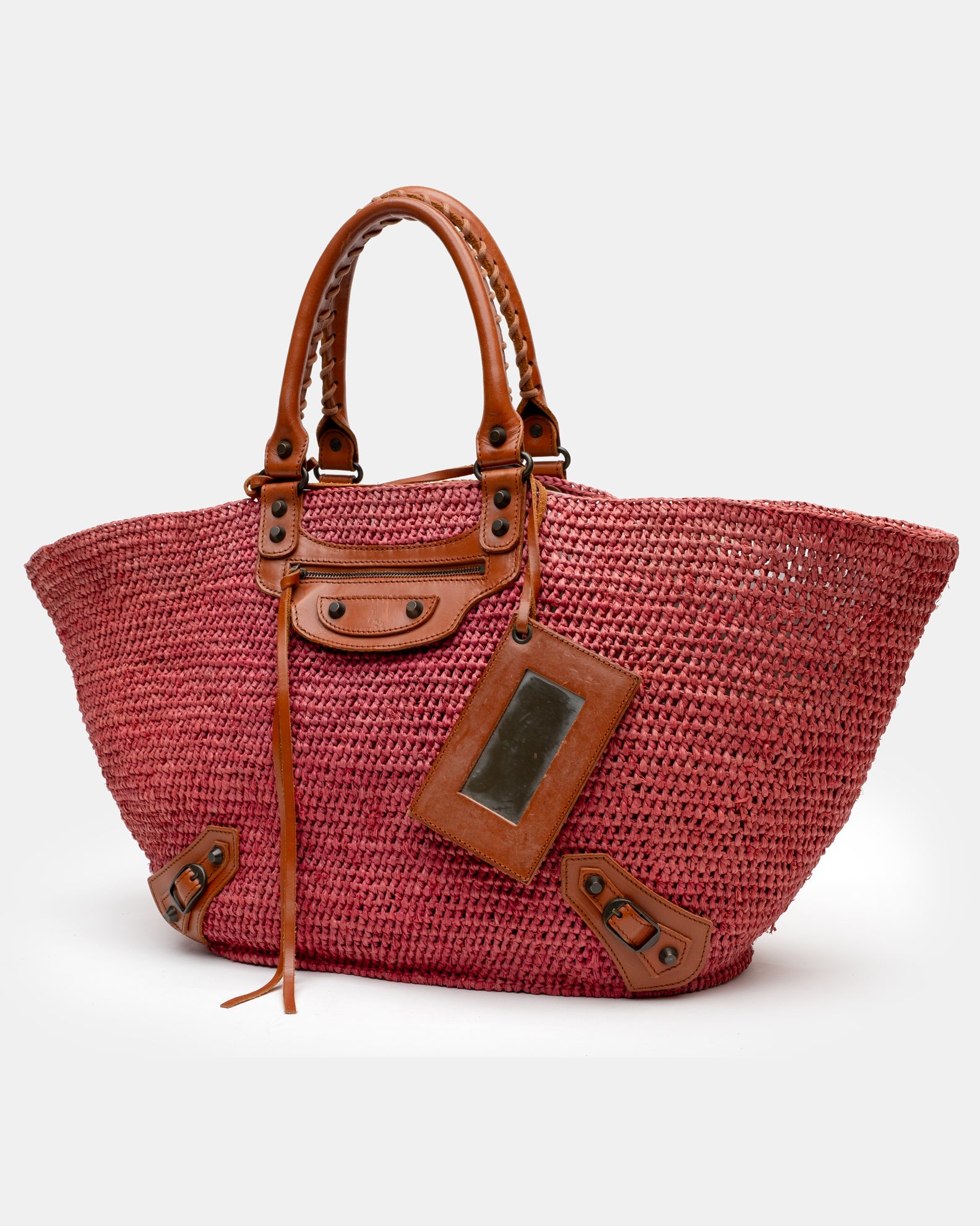 Balenciaga Raffia City Bag XL C. 2000s - O/S