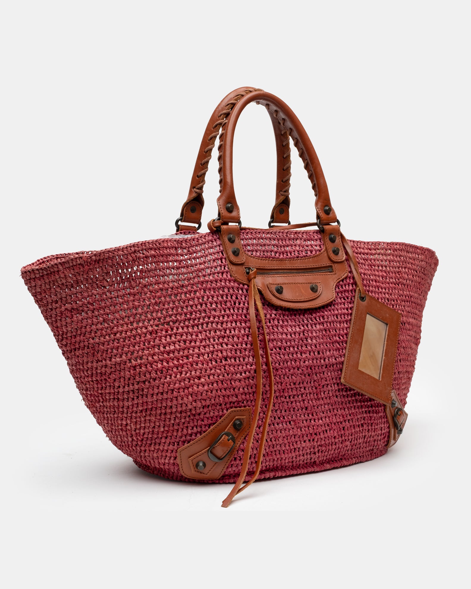 Balenciaga Raffia City Bag XL C. 2000s - O/S