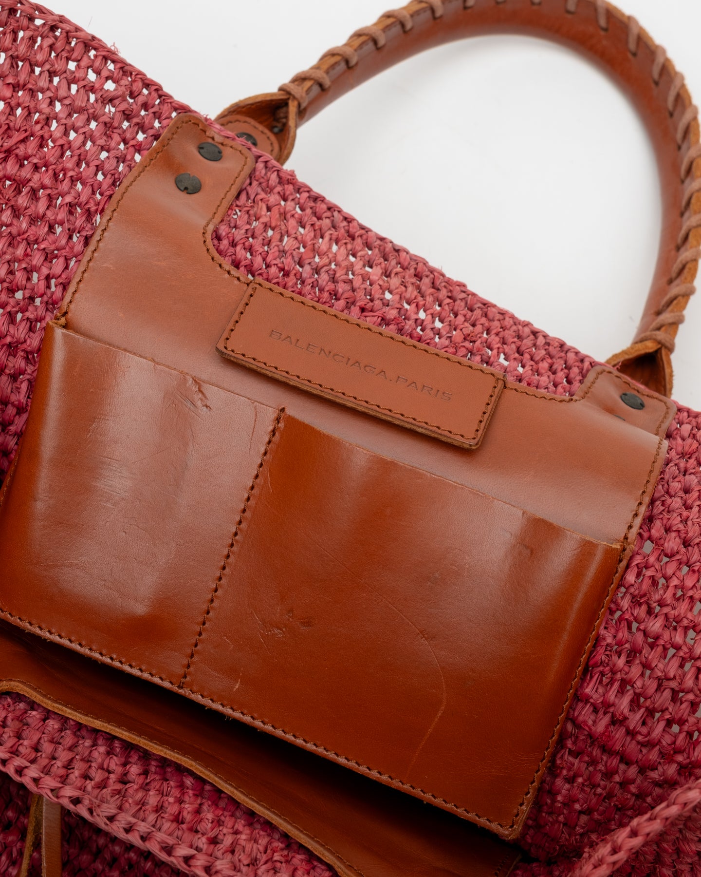 Balenciaga Raffia City Bag XL C. 2000s - O/S