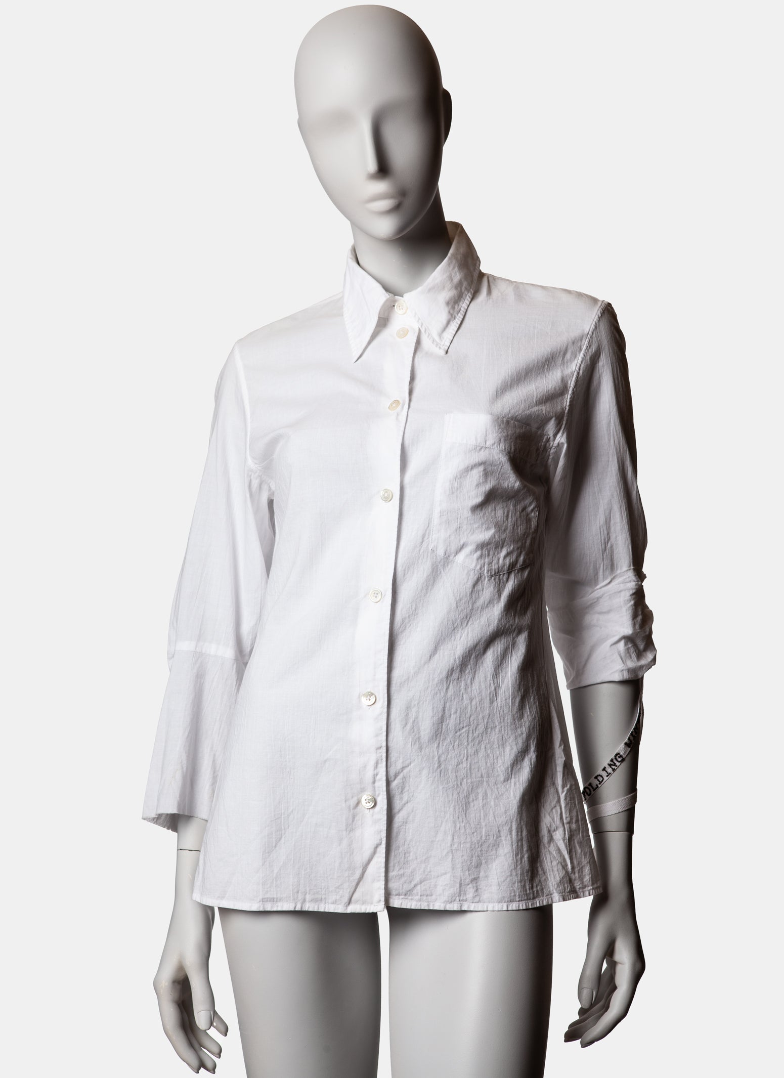Ann Demeulemeester Beaded Poem Shirt S/S 2000
