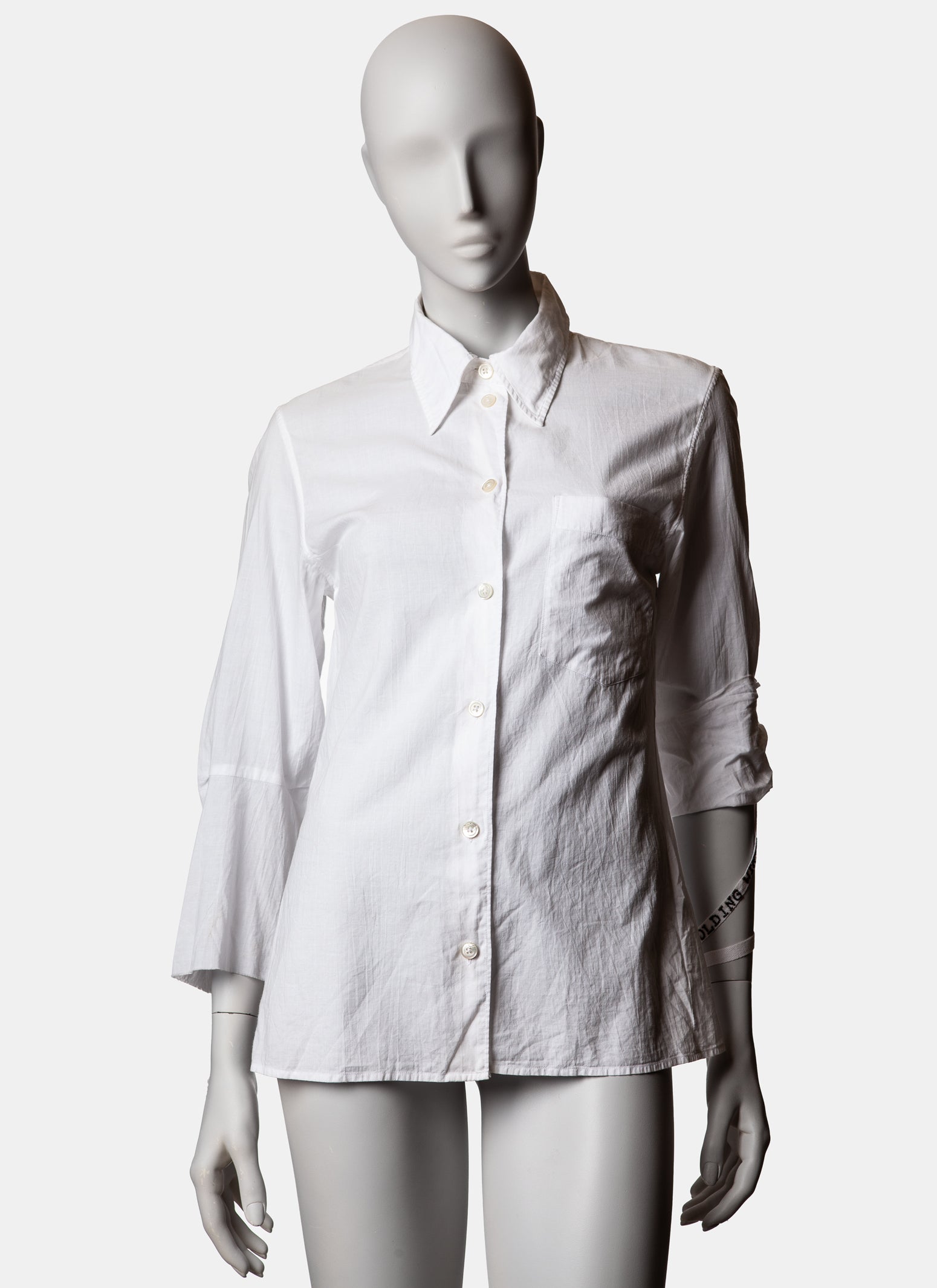 Ann Demeulemeester Beaded Poem Shirt S/S 2000