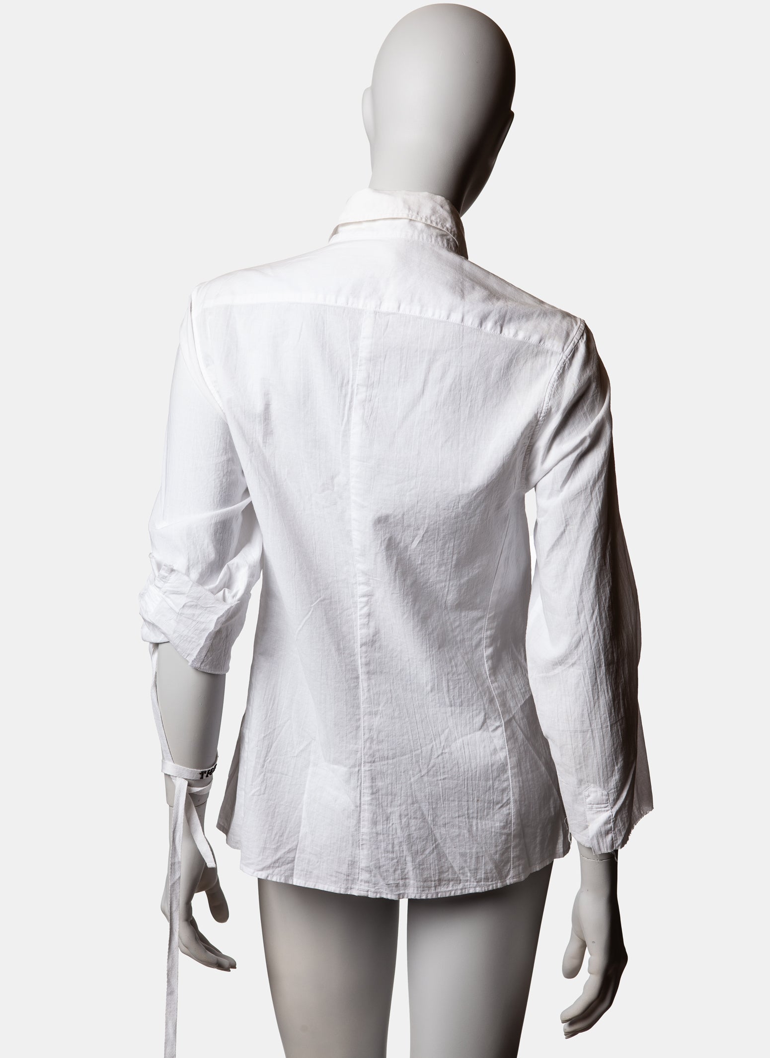 Ann Demeulemeester Beaded Poem Shirt S/S 2000