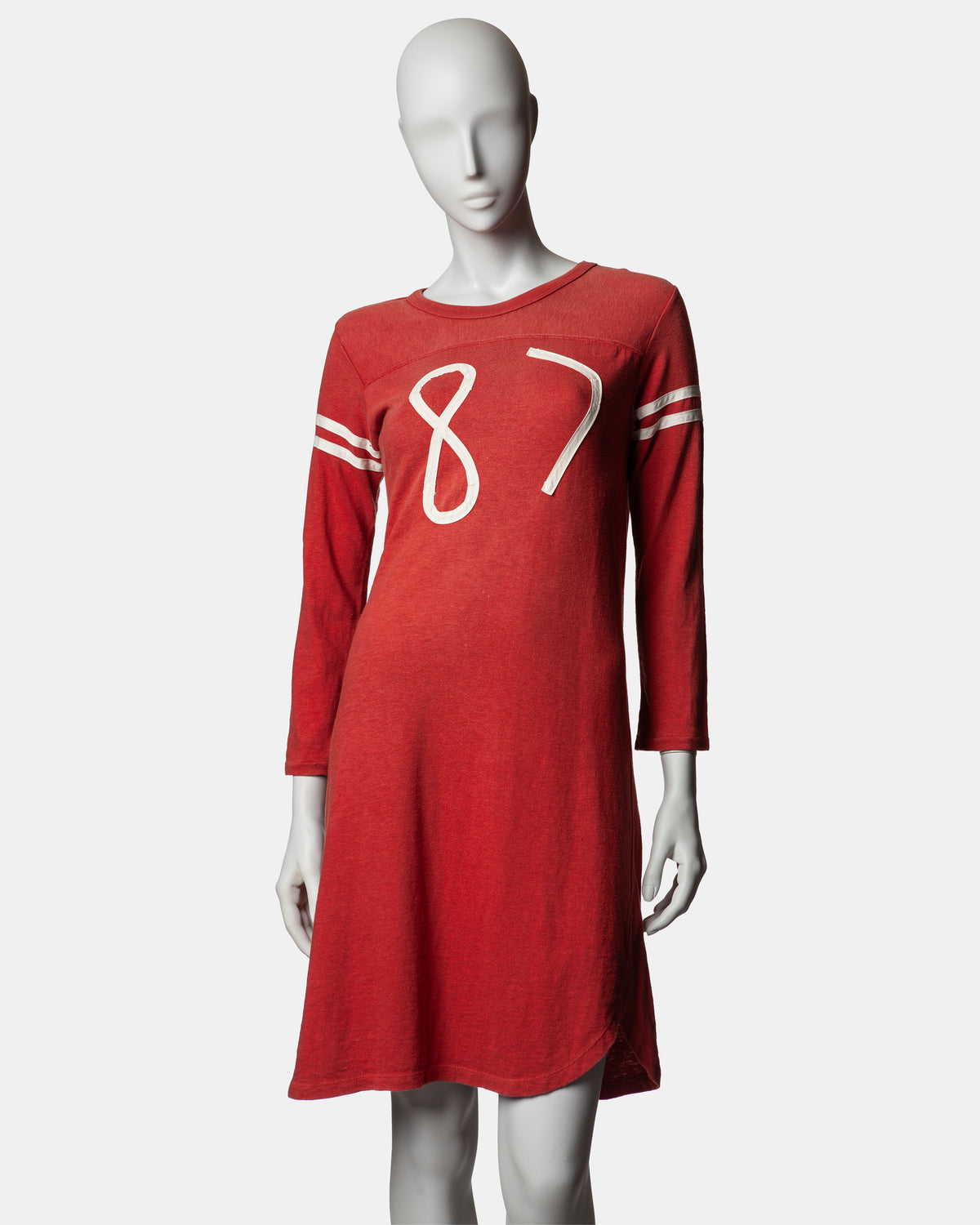 Americana Distressed Jersey Dress - O/S