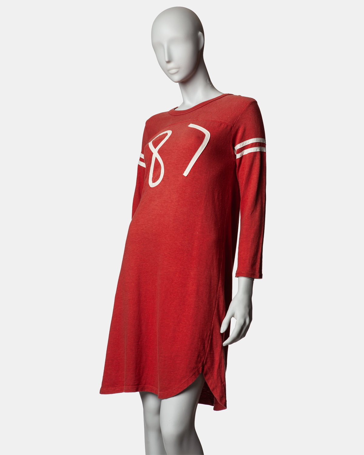 Americana Distressed Jersey Dress - O/S