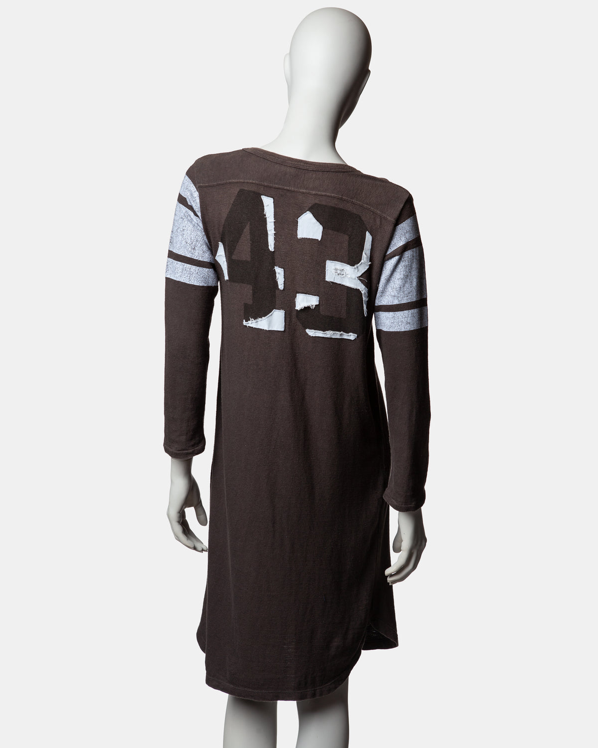 Americana Distressed Jersey Dress - O/S