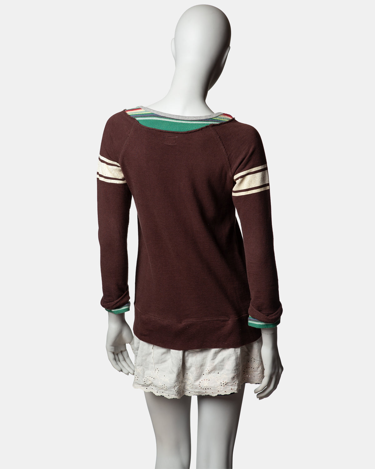 Americana Distressed Jersey Dress - O/S