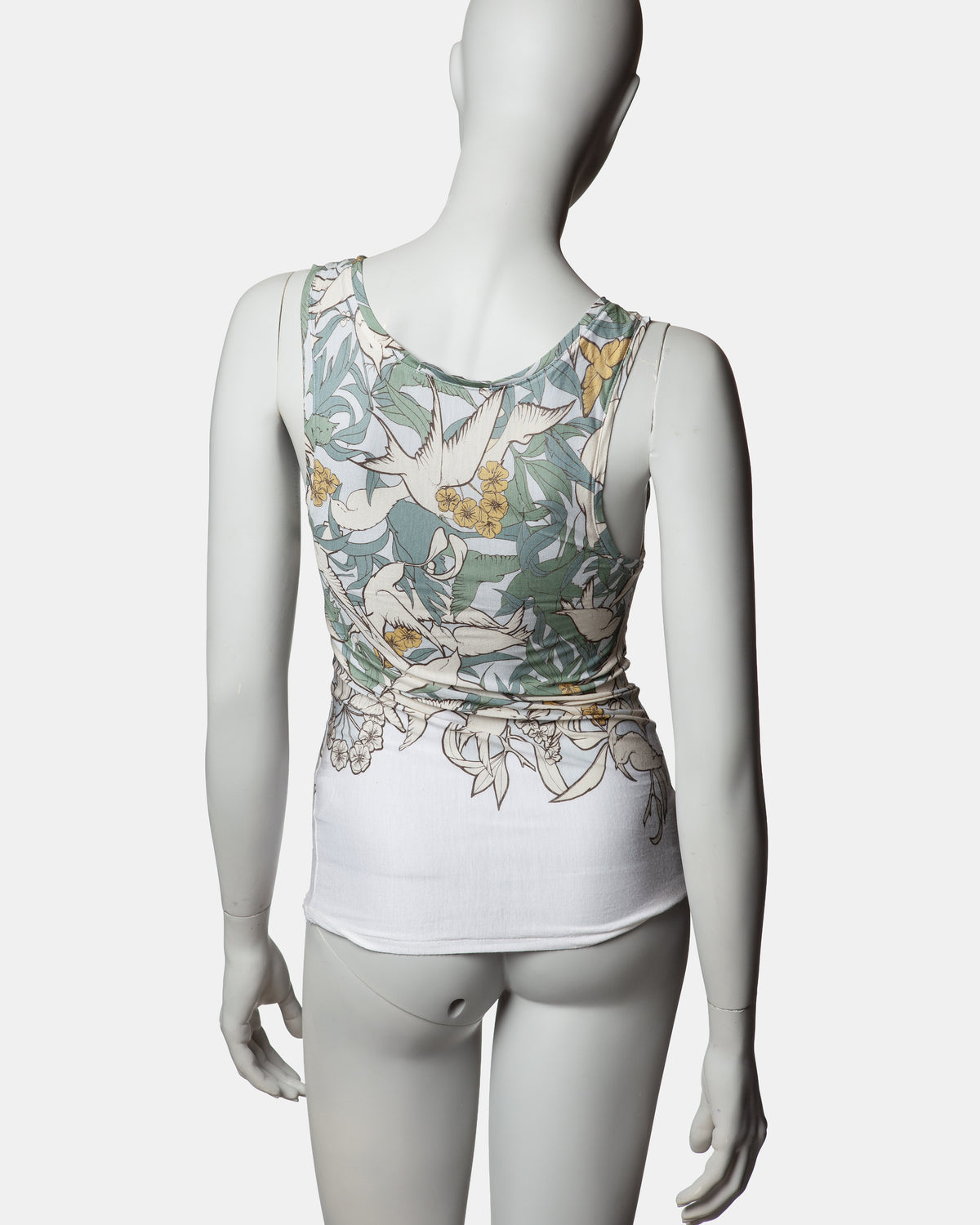 Emma Cook - Floaty Print Tank Top - S/S 2005 - UK 6