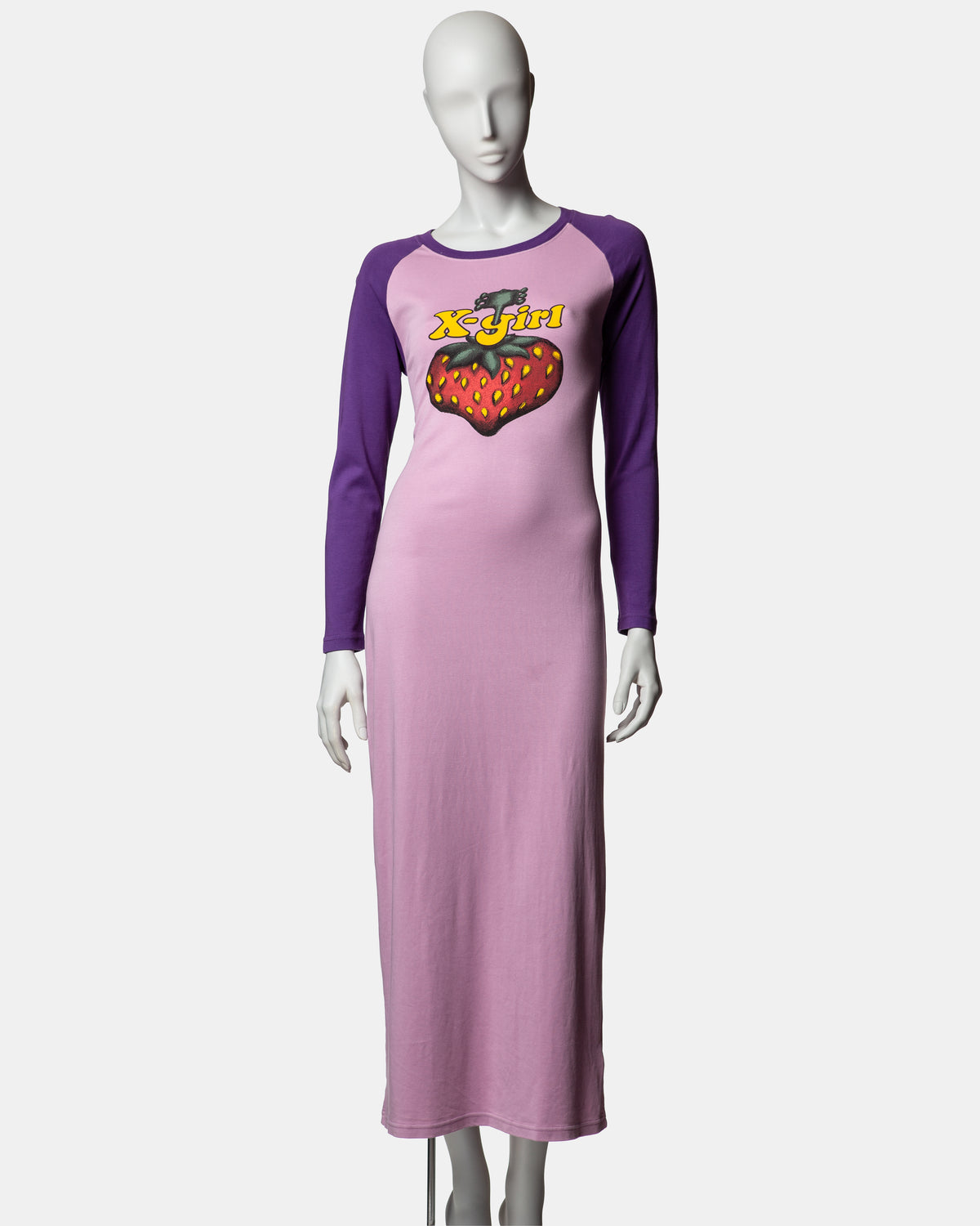 X-Girl X Hysteric Glamour - Strawberry Raglan Maxi Dress - S