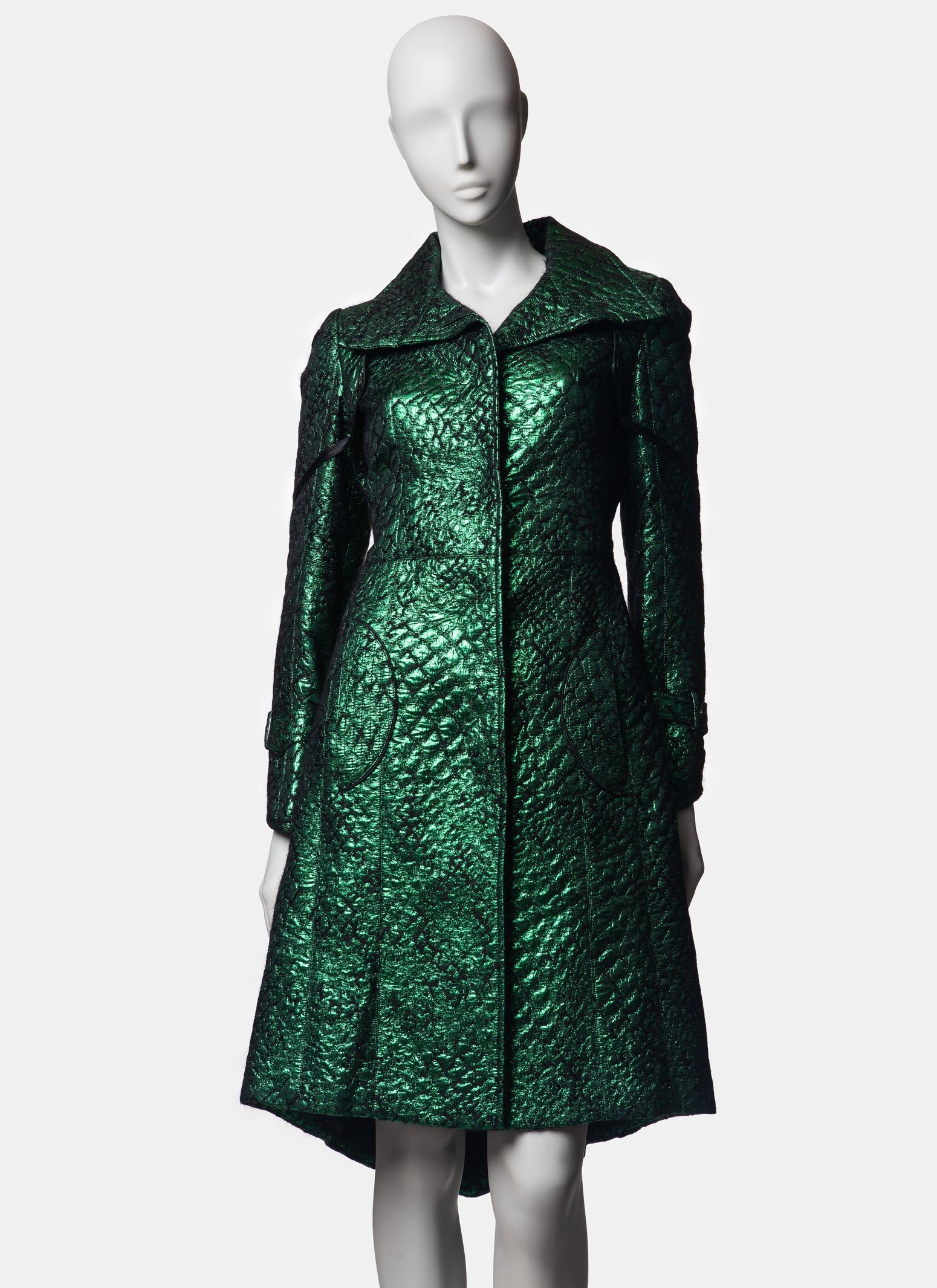 Costume National Emerald Overcoat  - A/W 2004