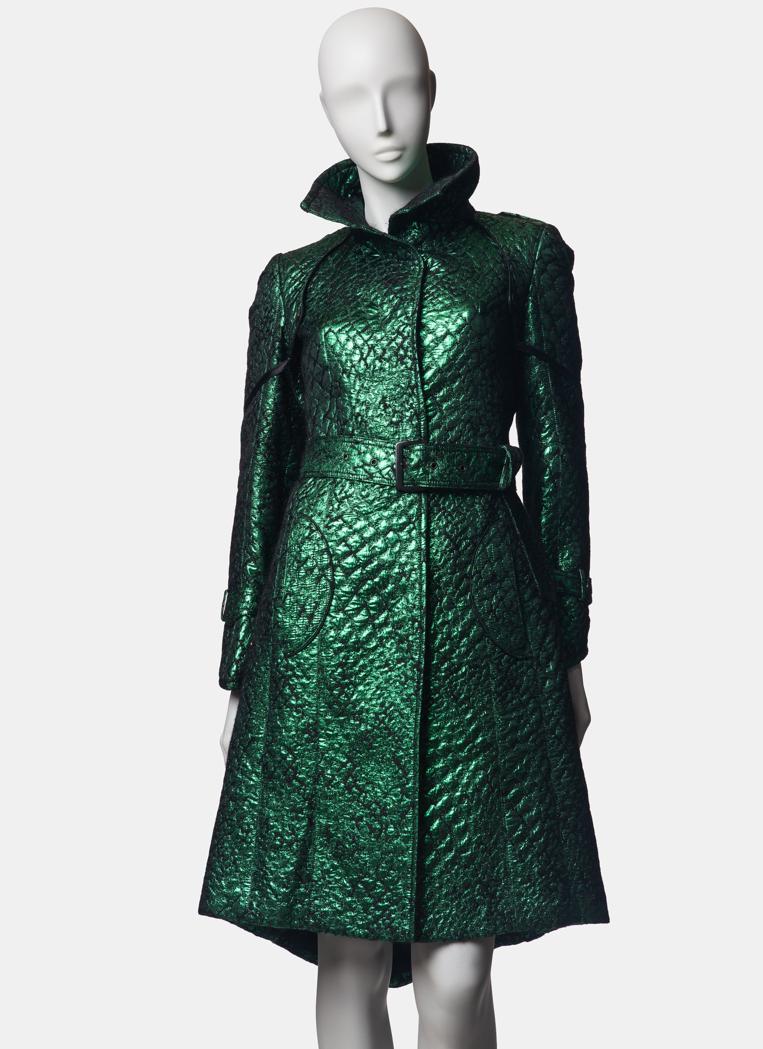 Costume National Emerald Overcoat  - A/W 2004