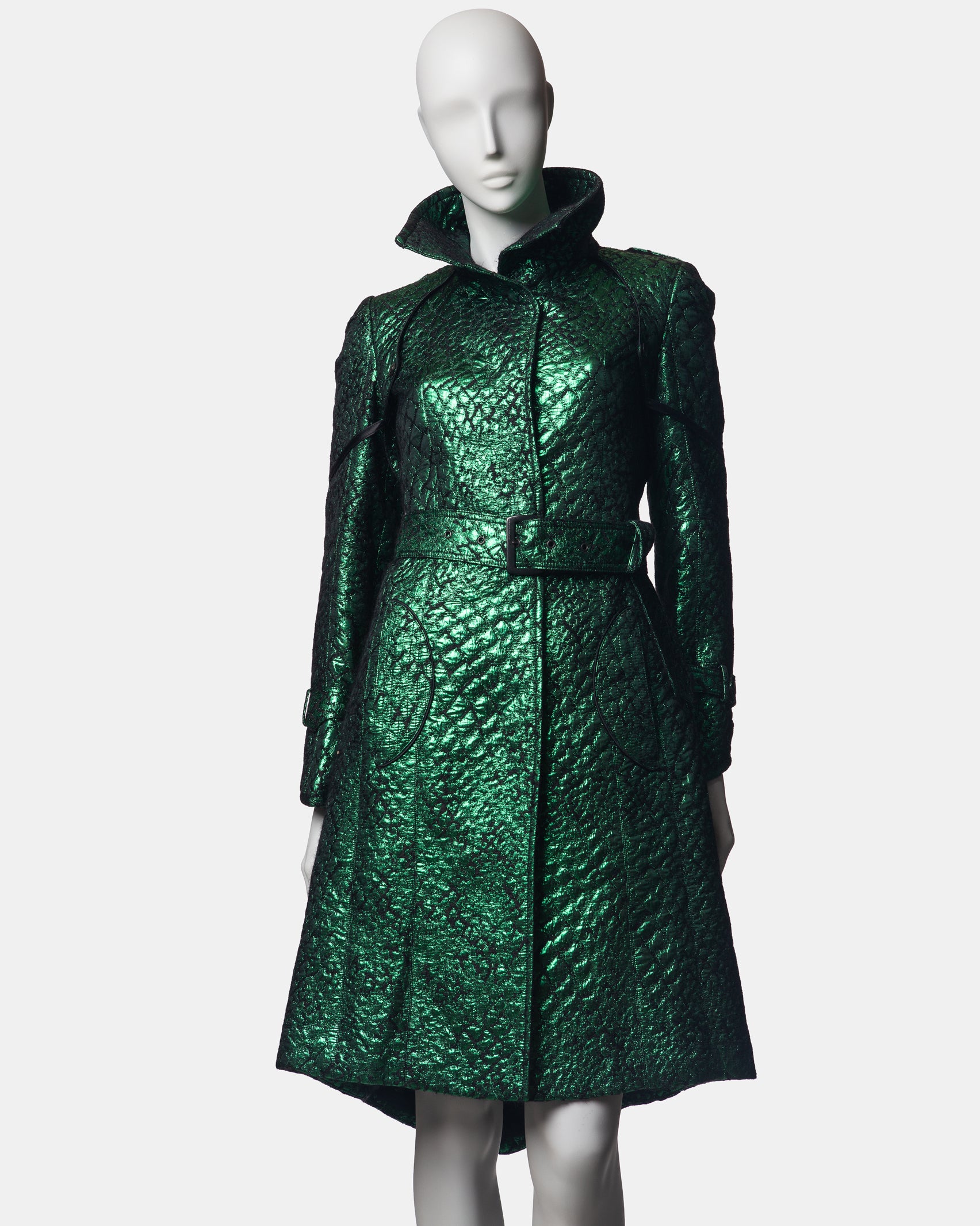 Costume National Emerald Overcoat  - A/W 2004