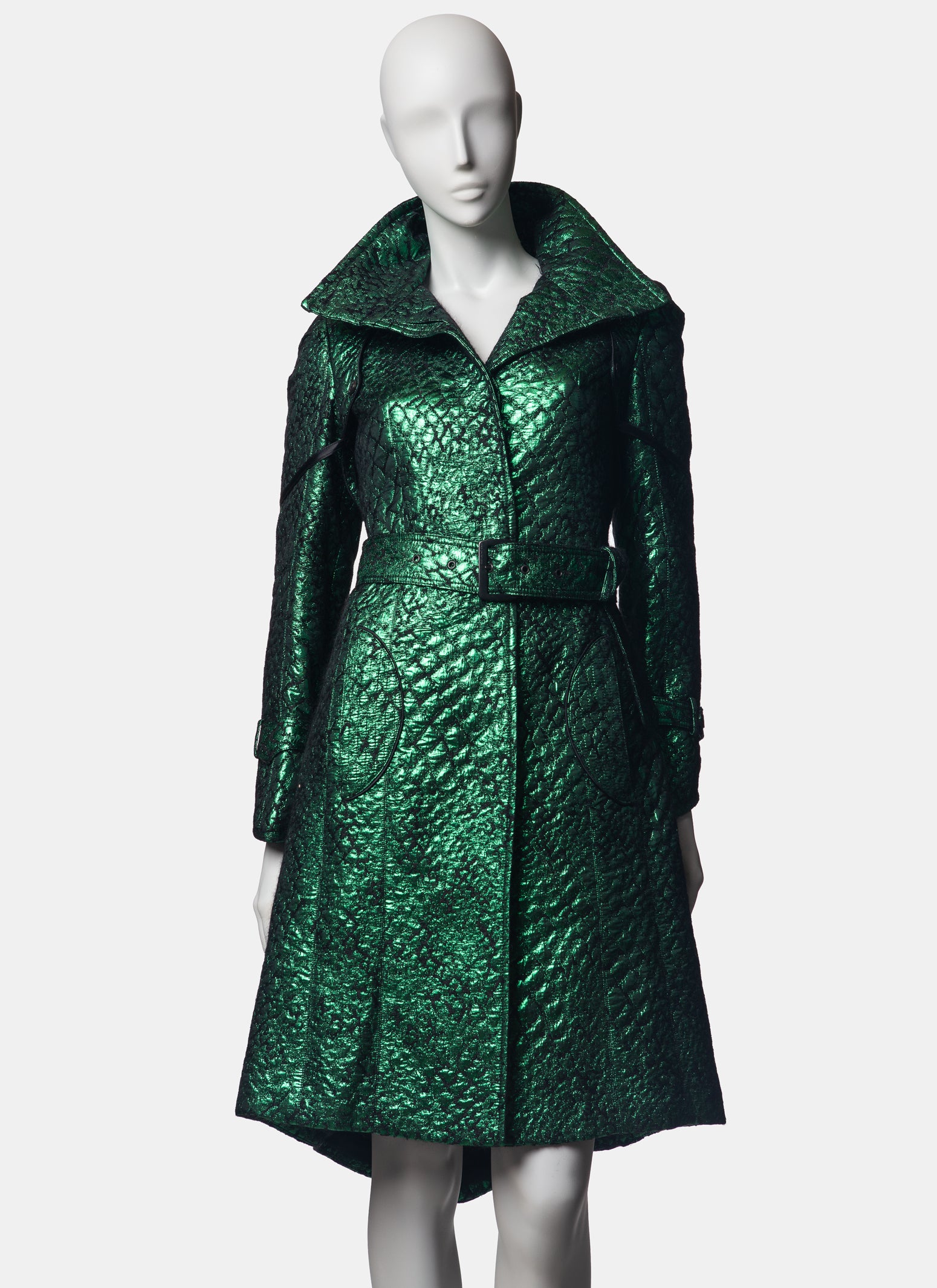 Costume National Emerald Overcoat  - A/W 2004