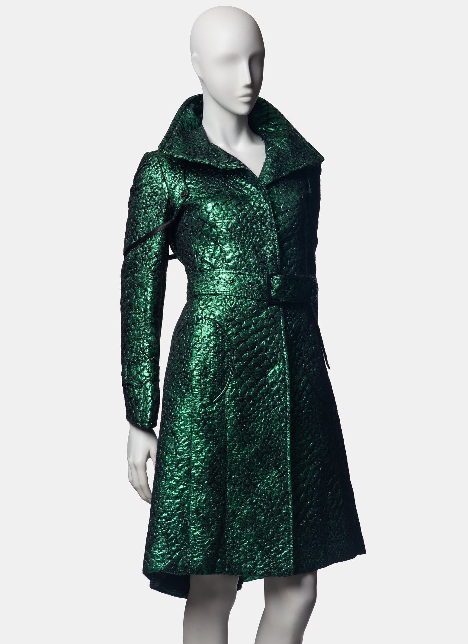 Costume National Emerald Overcoat  - A/W 2004
