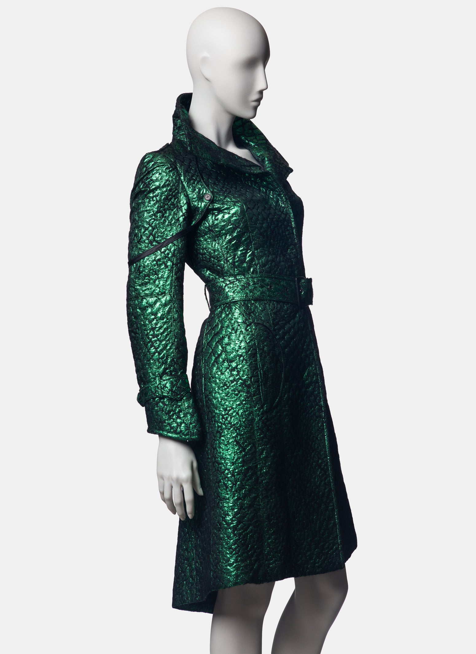 Costume National Emerald Overcoat  - A/W 2004