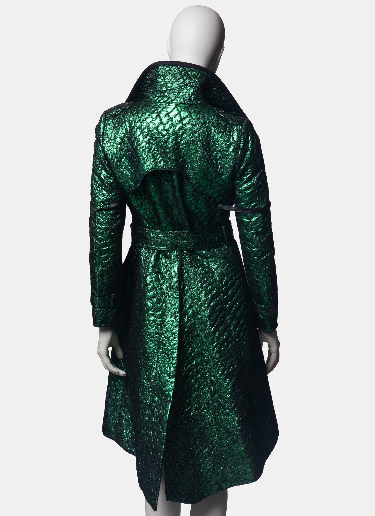 Costume National Emerald Overcoat  - A/W 2004