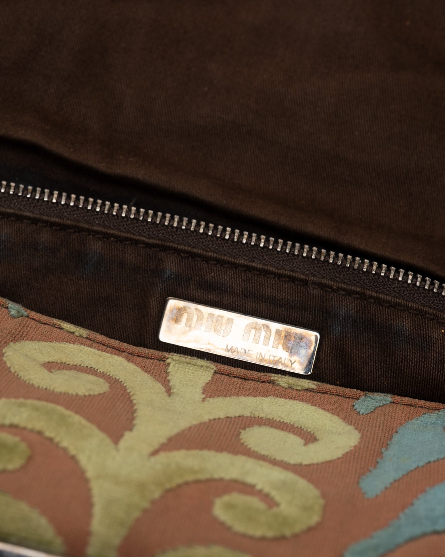 Miu Miu Damask Shoulder Bag - A/W 2005