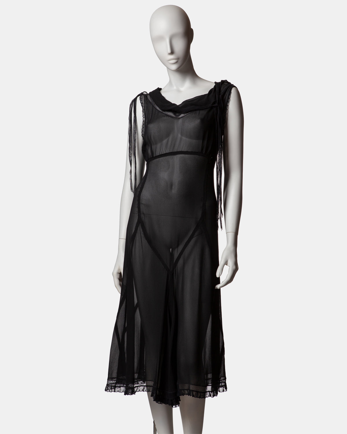 Paul Smith Silk Sheer Dress - C. 2000s - IT 42