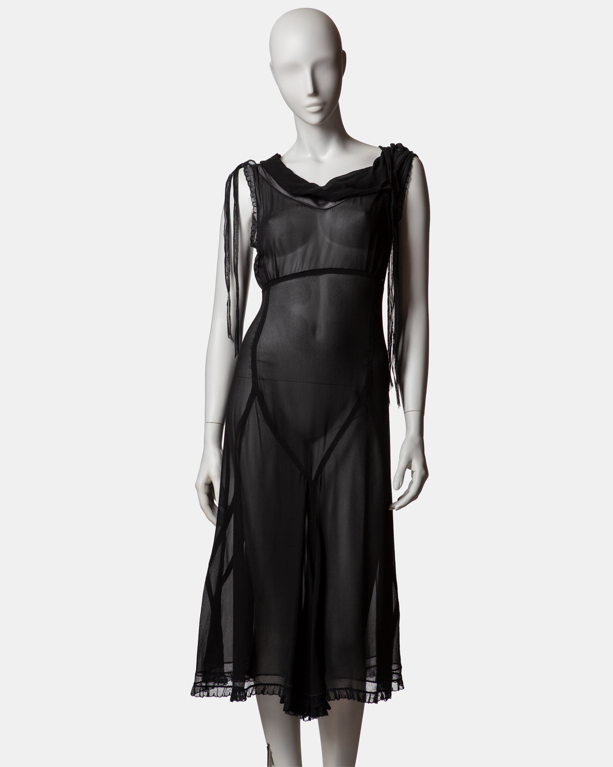 Paul Smith Silk Sheer Dress - C. 2000s - IT 42