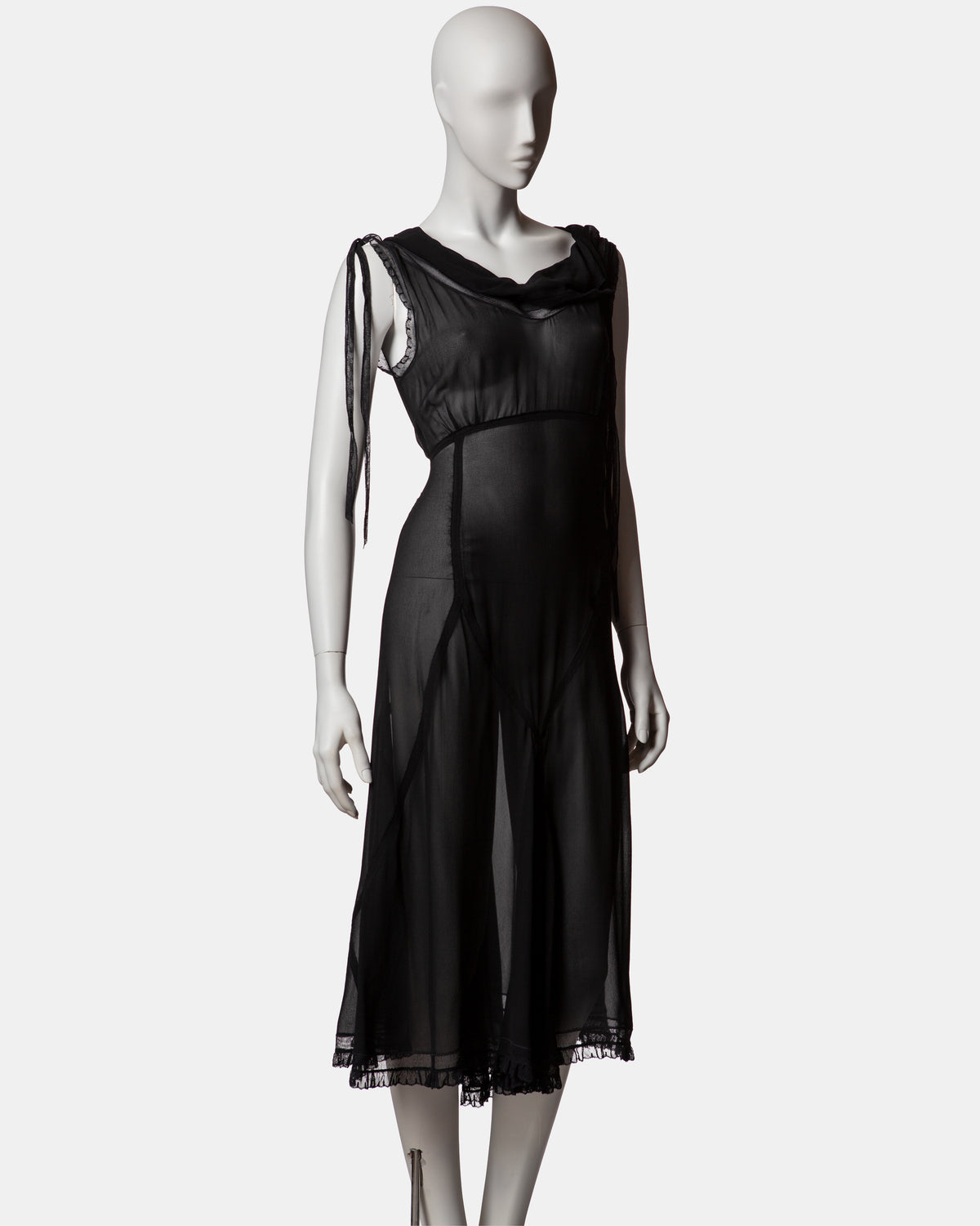 Paul Smith Silk Sheer Dress - C. 2000s - IT 42