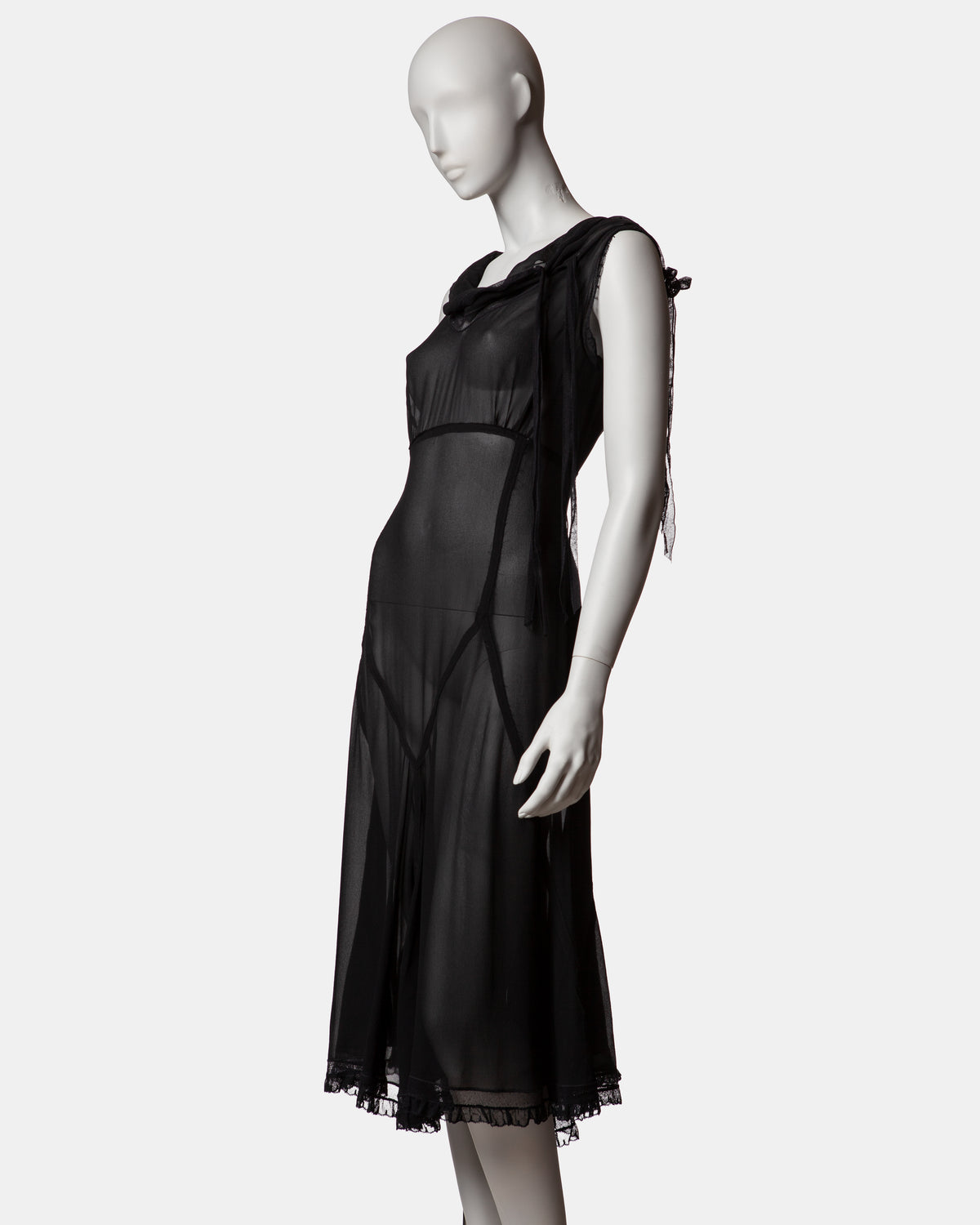 Paul Smith Silk Sheer Dress - C. 2000s - IT 42