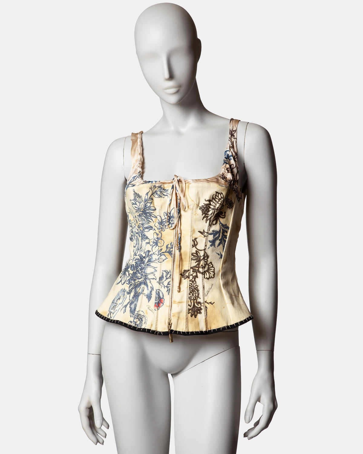 Roberto Cavalli Tattoo Corset - S/S 2003 - M