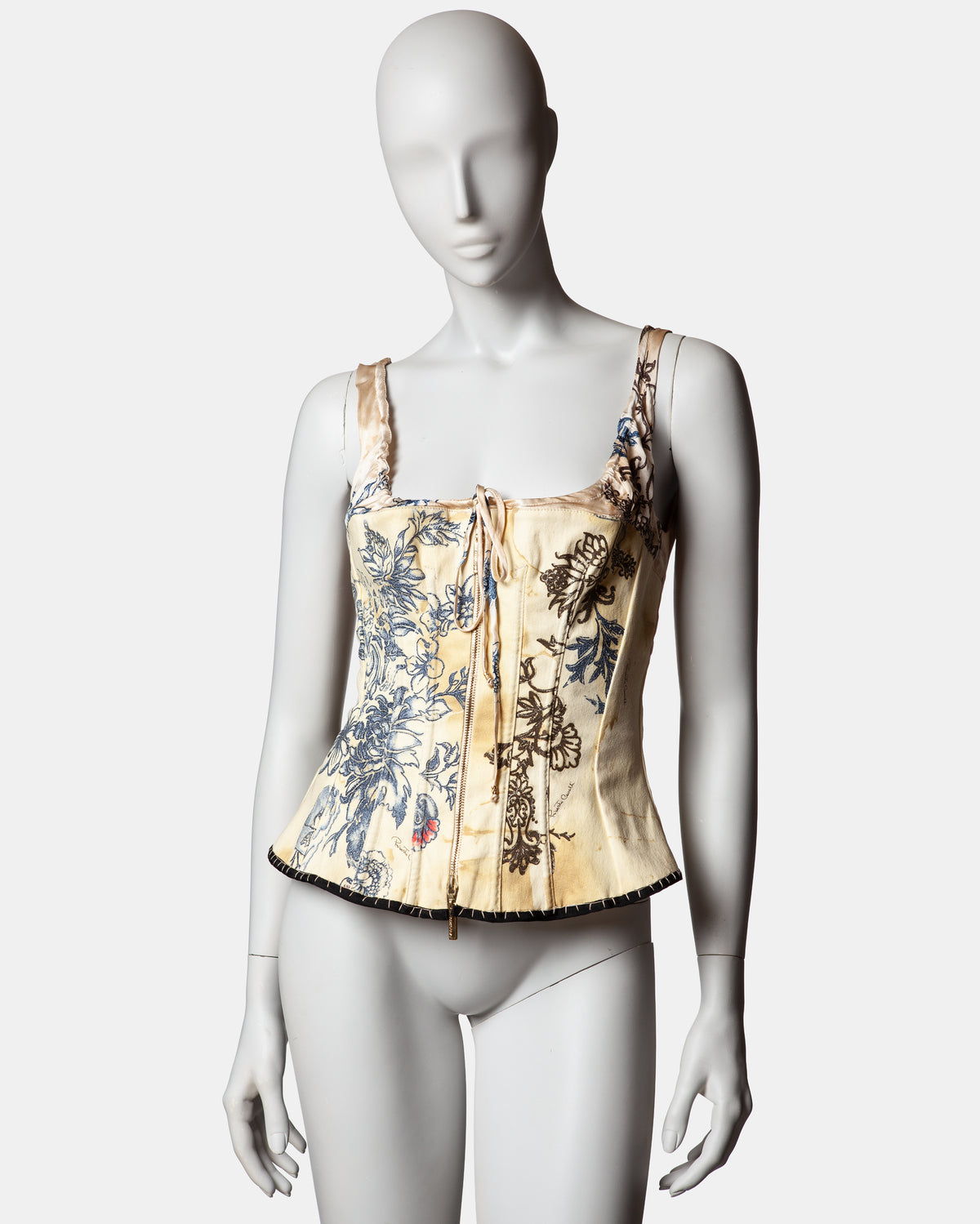 Roberto Cavalli Tattoo Corset - S/S 2003 - M