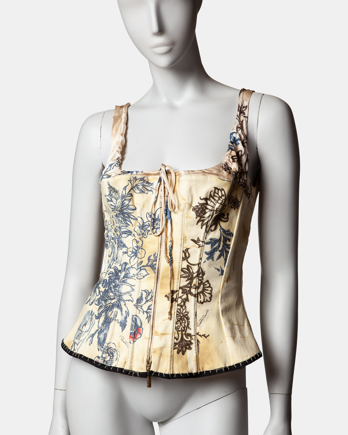 Roberto Cavalli Tattoo Corset - S/S 2003 - M