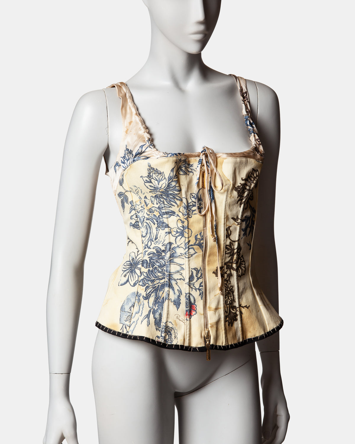 Roberto Cavalli Tattoo Corset - S/S 2003 - M