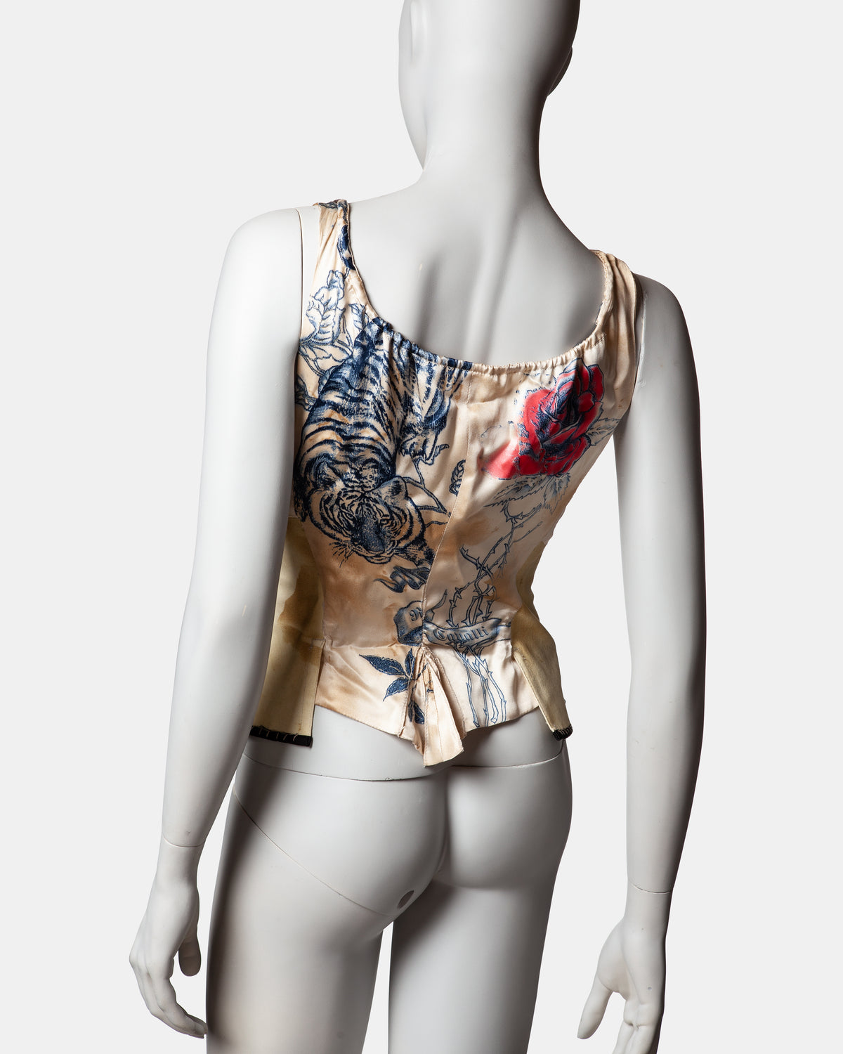 Roberto Cavalli Tattoo Corset - S/S 2003 - M