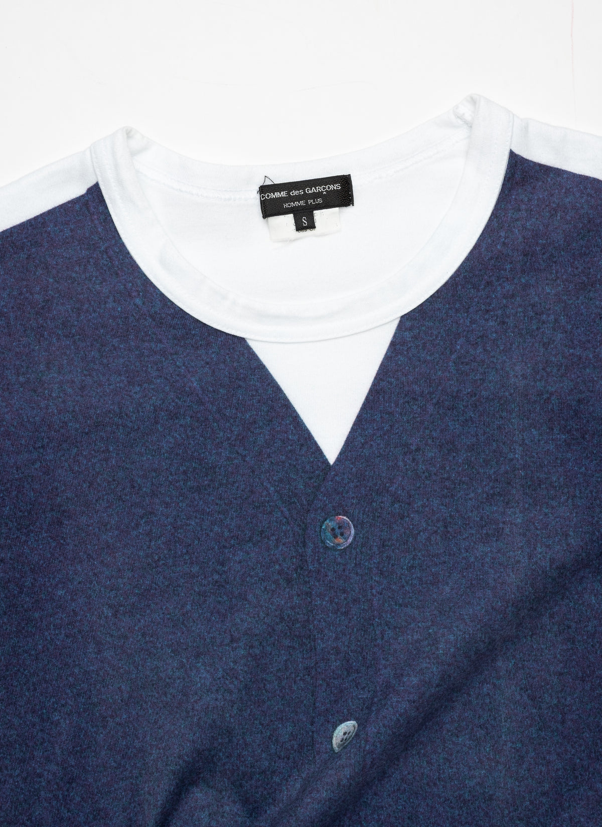 Comme des Garçons Homme Plus - Trompe L'oeil Cardigan Tee - 2009 - S