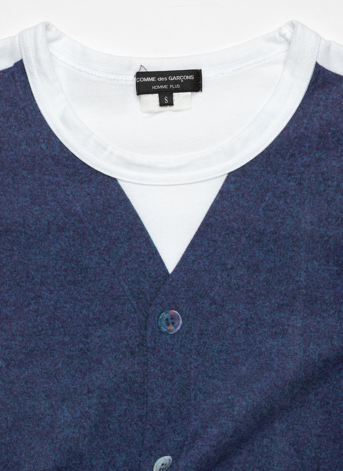 Comme des Garçons Homme Plus - Trompe L'oeil Cardigan Tee - 2009 - S