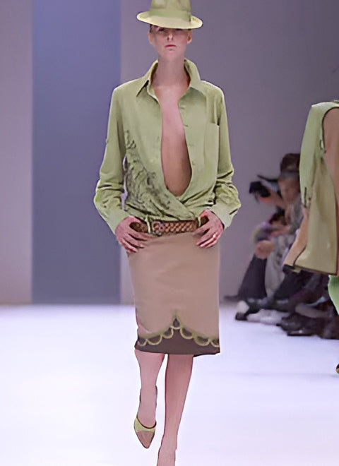 Givenchy McQueen Brogue Skirt - S/S 2001