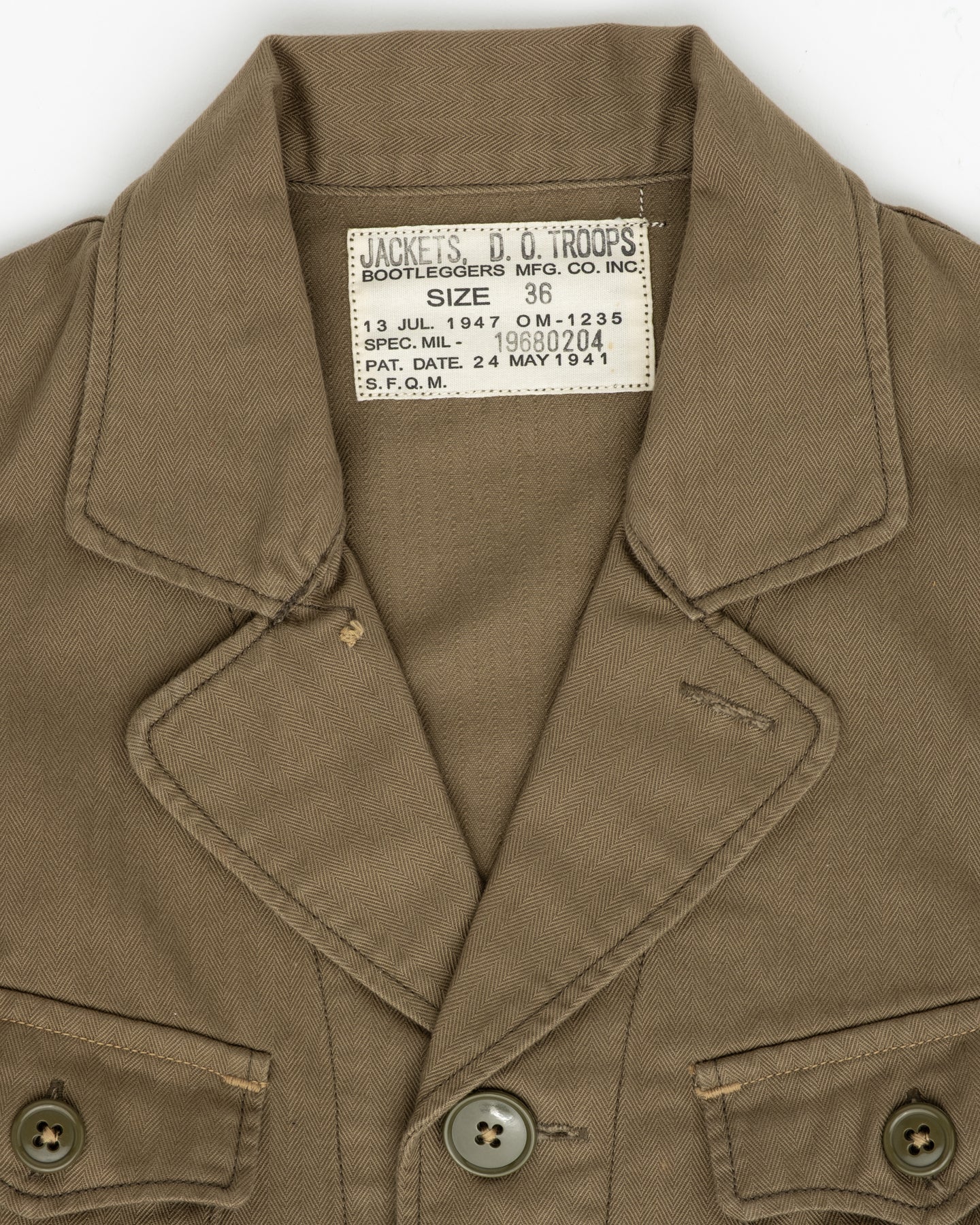 Bootleggers Military Jacket - C. 2000s